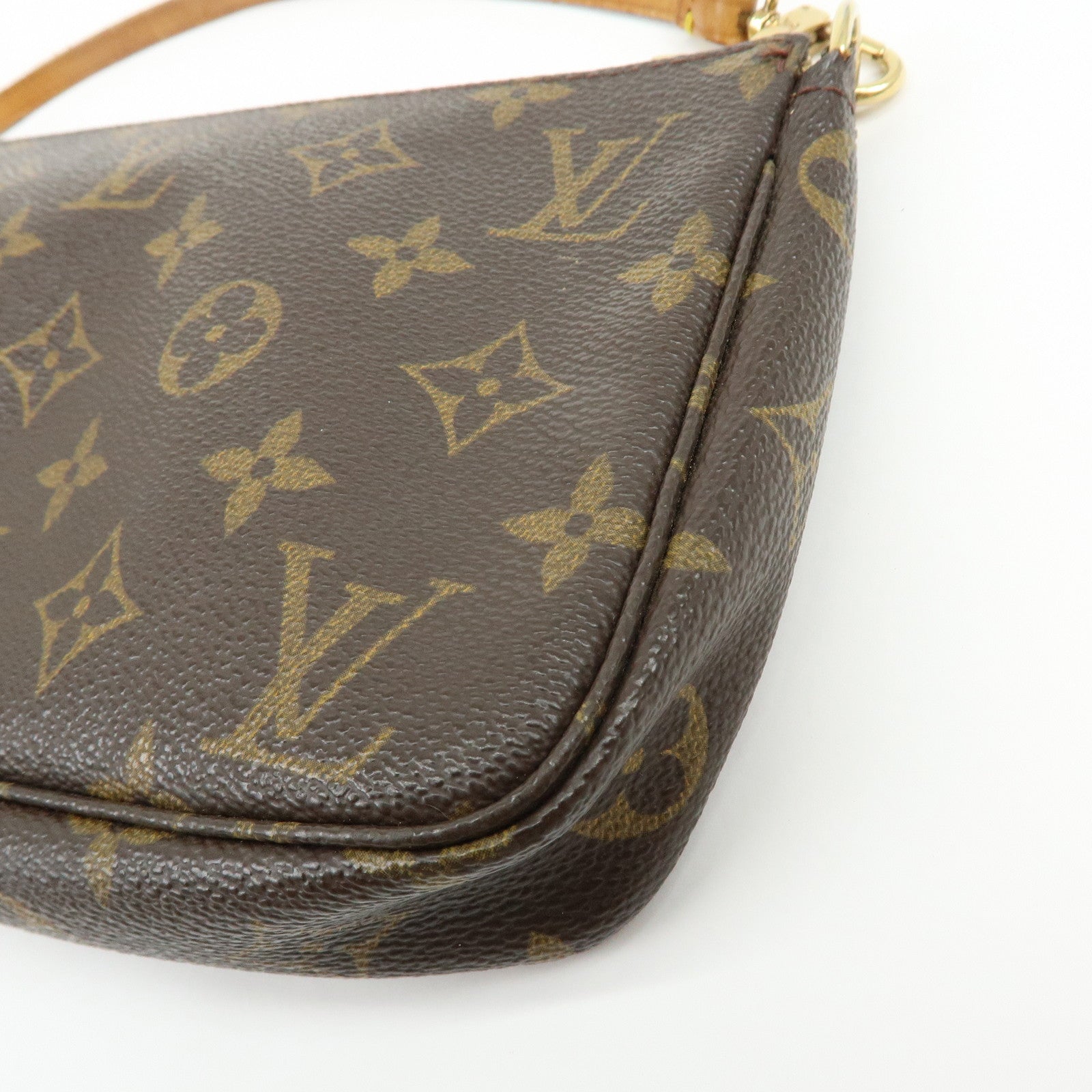 Louis Vuitton Monogram Pochette Accessoires Pouch Hand Bag M51980