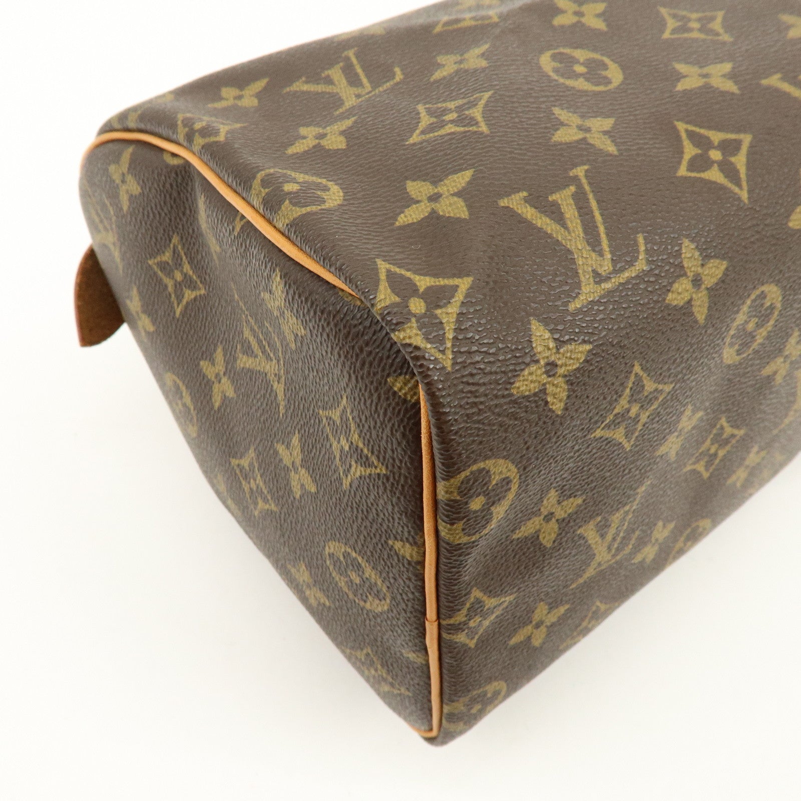 Louis Vuitton Monogram Speedy 25 Boston Bag Hand Bag Brown M41528