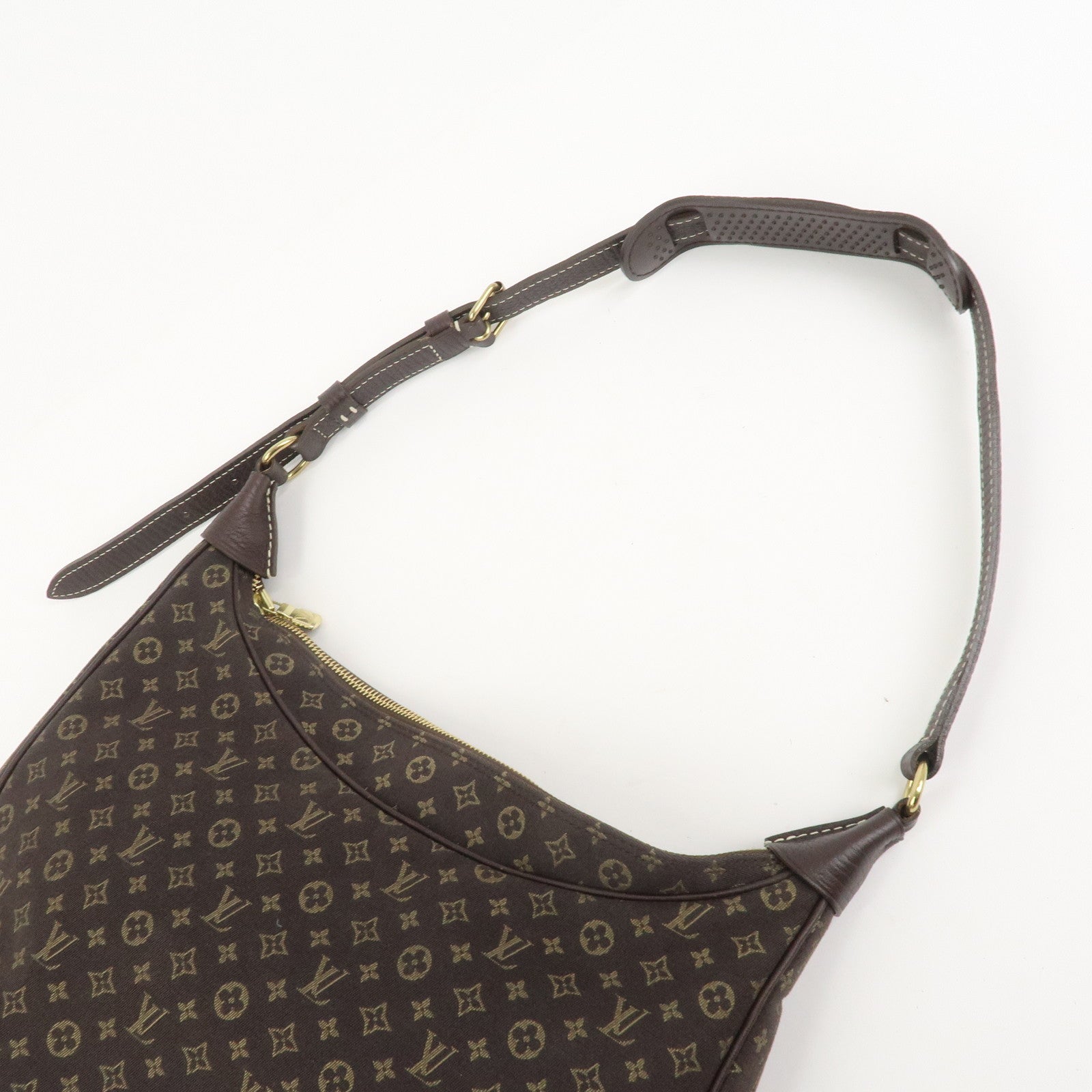 Louis Vuitton Monogram Mini Lin Boulogne Shoulder Bag Brown M95225