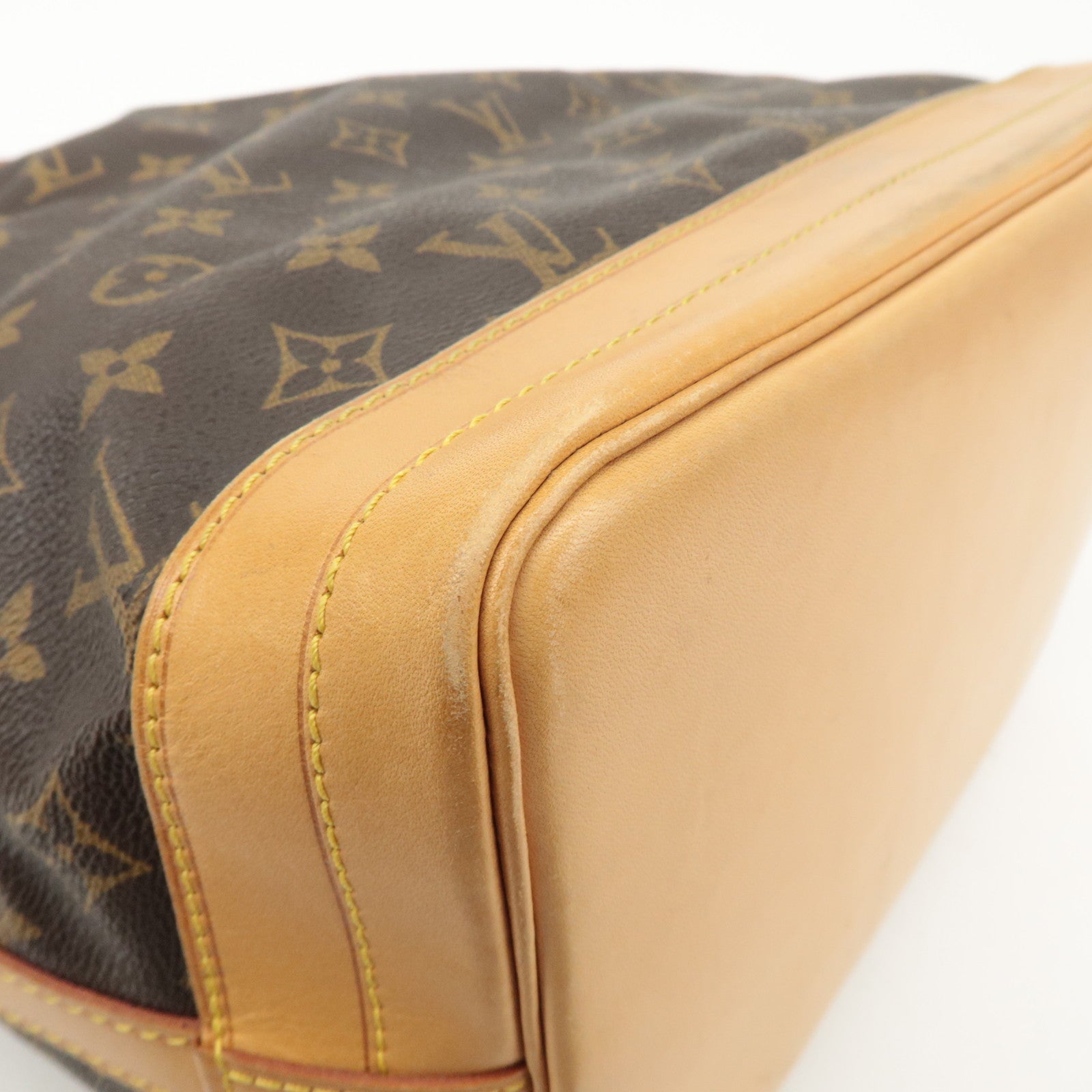 Louis Vuitton Monogram Noe Shoulder Bag Hand Bag Brown M42224 Used