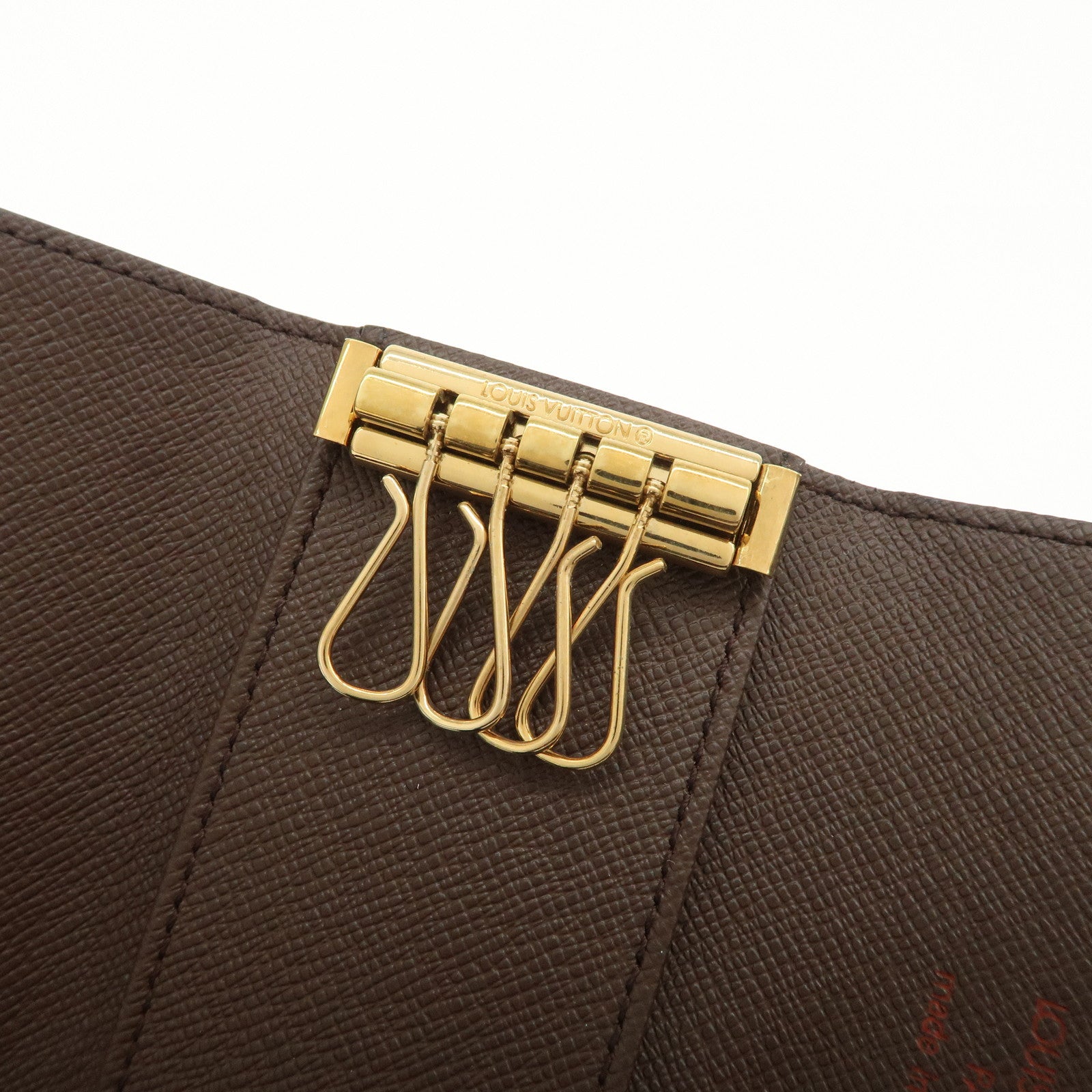 Louis Vuitton Damier Multicles 4 Key Case Damier Ebene Brown N62631