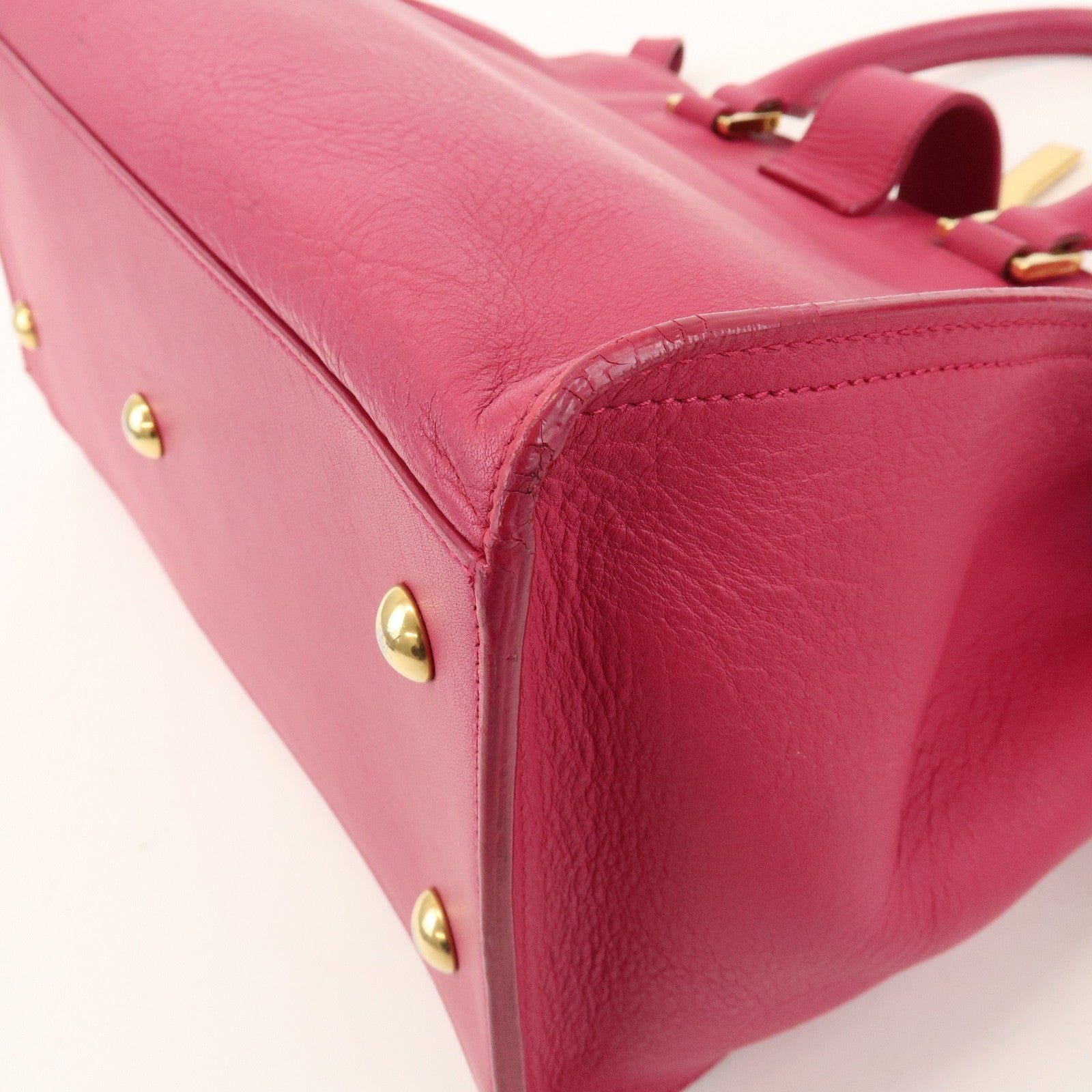 SAINT LAURENT PARIS Petit Cabas Y Line Leather 2Way Bag 311210