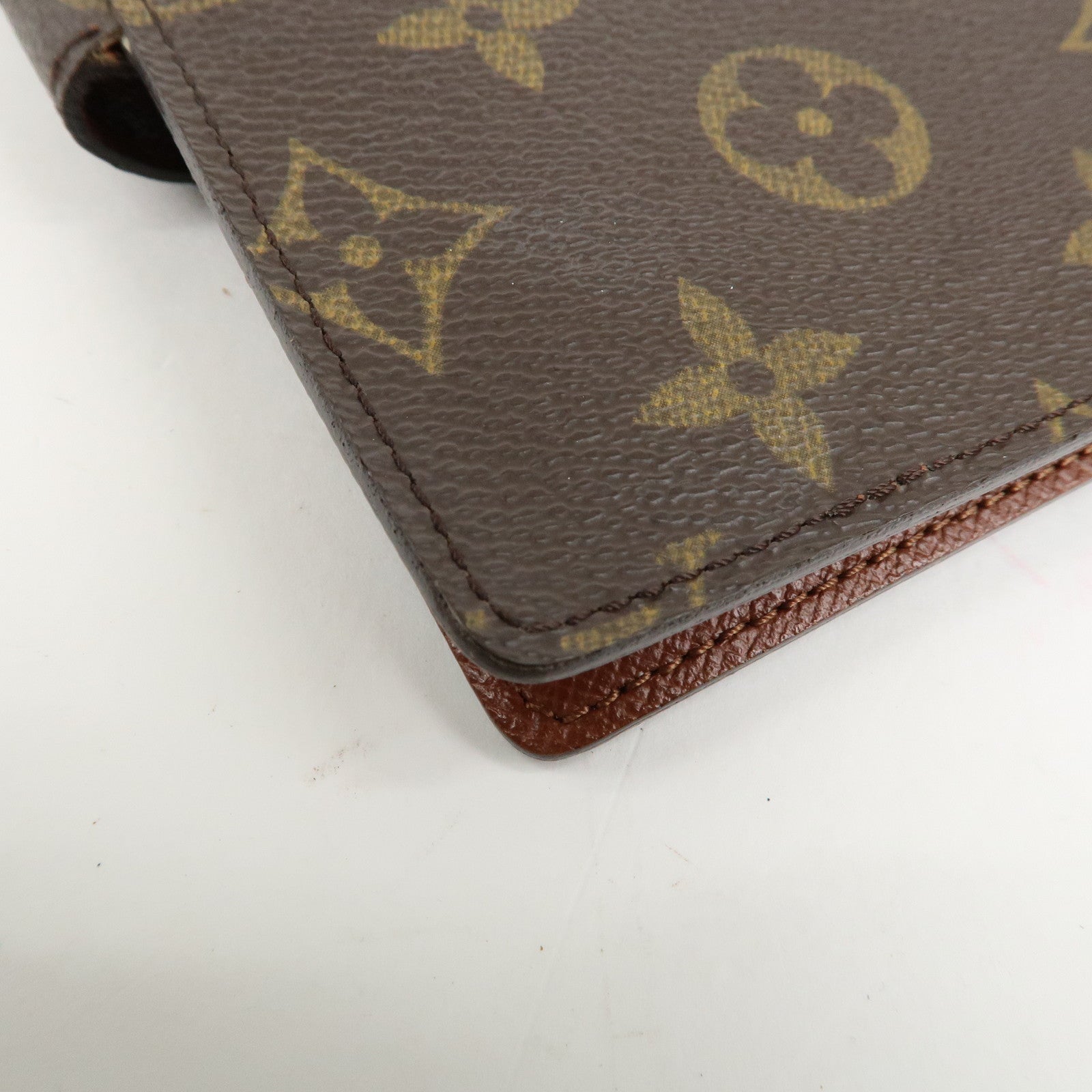 Louis Vuitton Monogram Agenda PM Planner Cover Brown R20005 Used