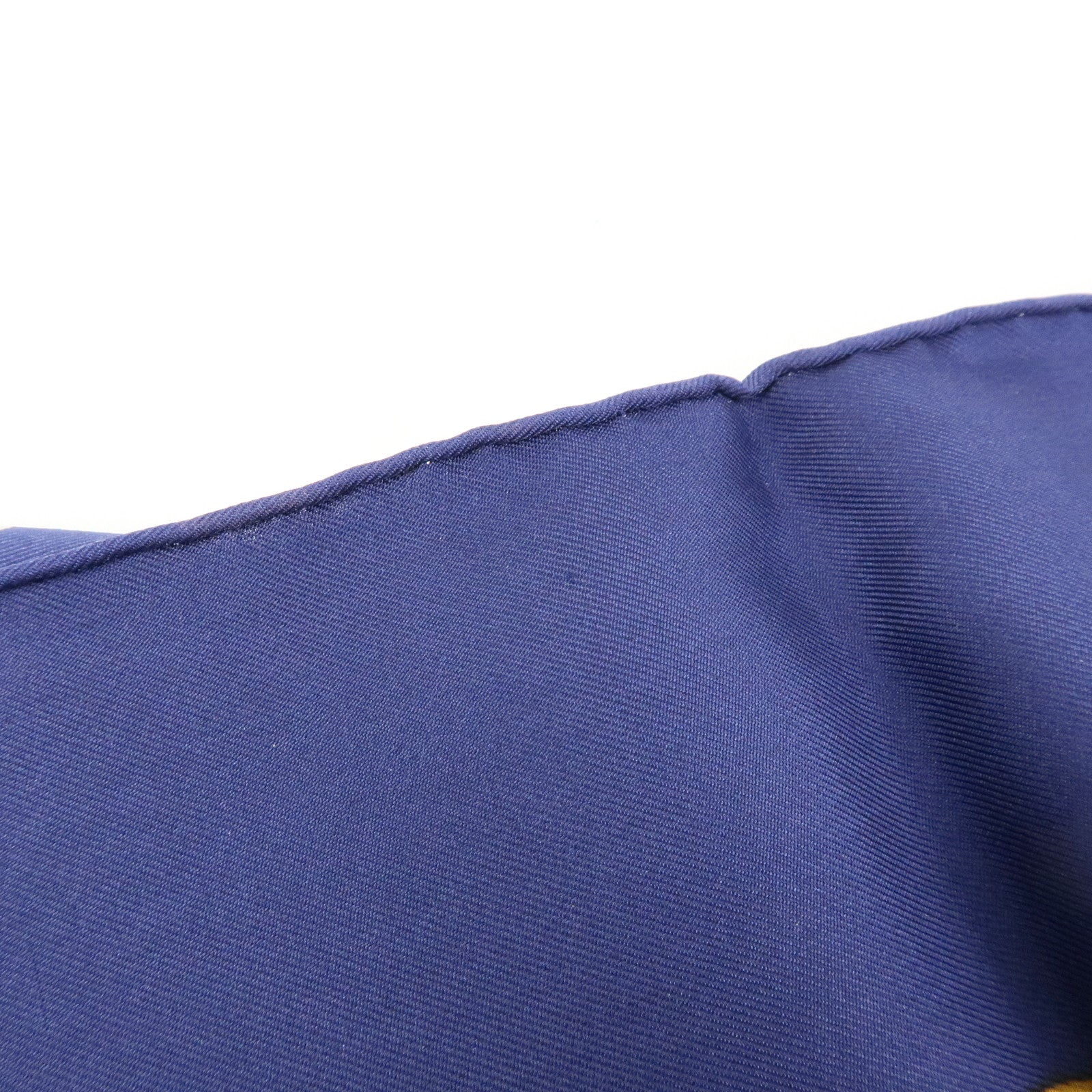 HERMES Carre 90 Silk 100% Scarf  LES TAMBOURS Navy Gold