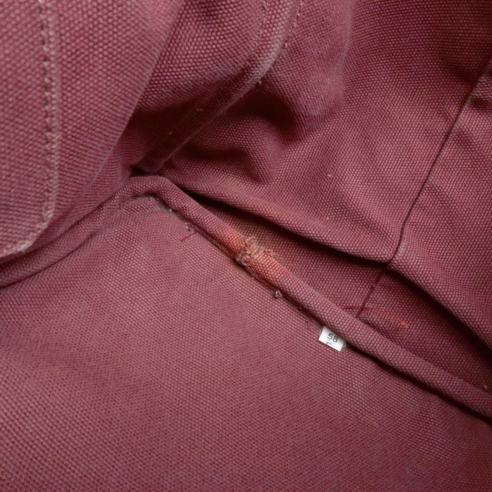 PRADA Logo Canapa Canvas 2Way Bag Tote Bag Orange Purple B1877G