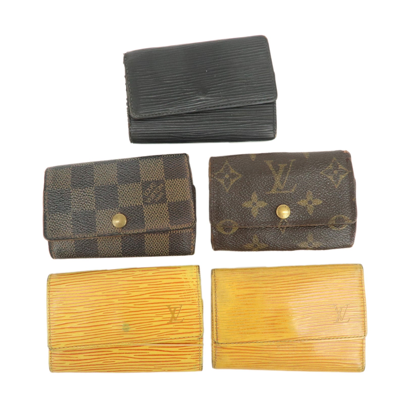 Louis Vuitton Set Of 5 Key Case M62630/N62630/M63812/M63819