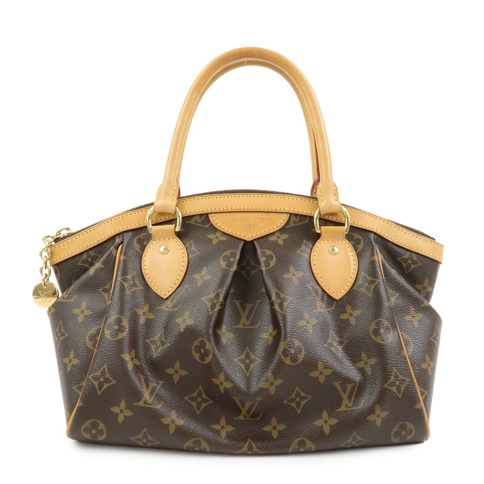 Louis Vuitton Monogram Tivoli PM Hand Bag Shoulder Bag Brown M40143