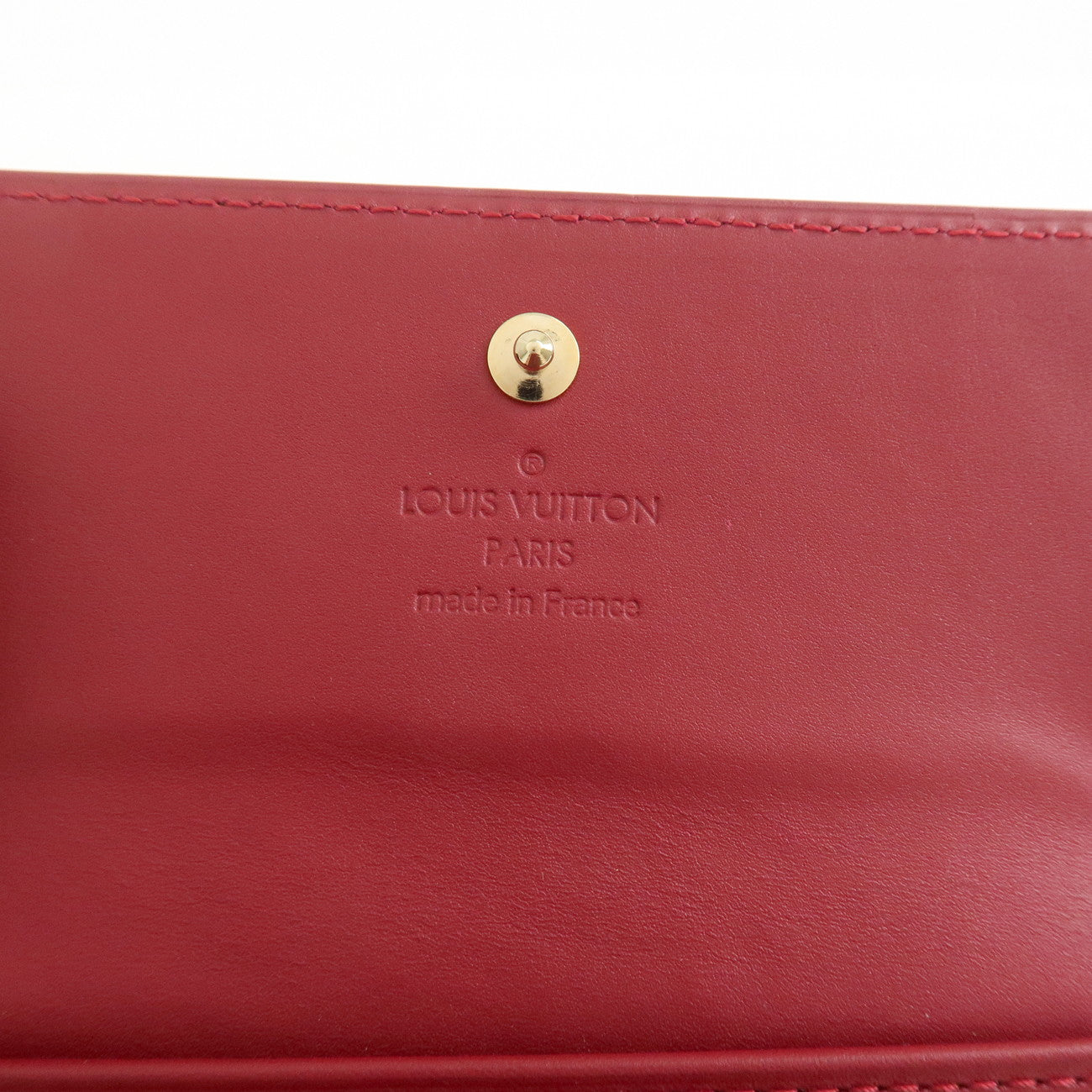 Louis Vuitton Vernis Porte Monnaie Billets Cartes de Crédit M91982