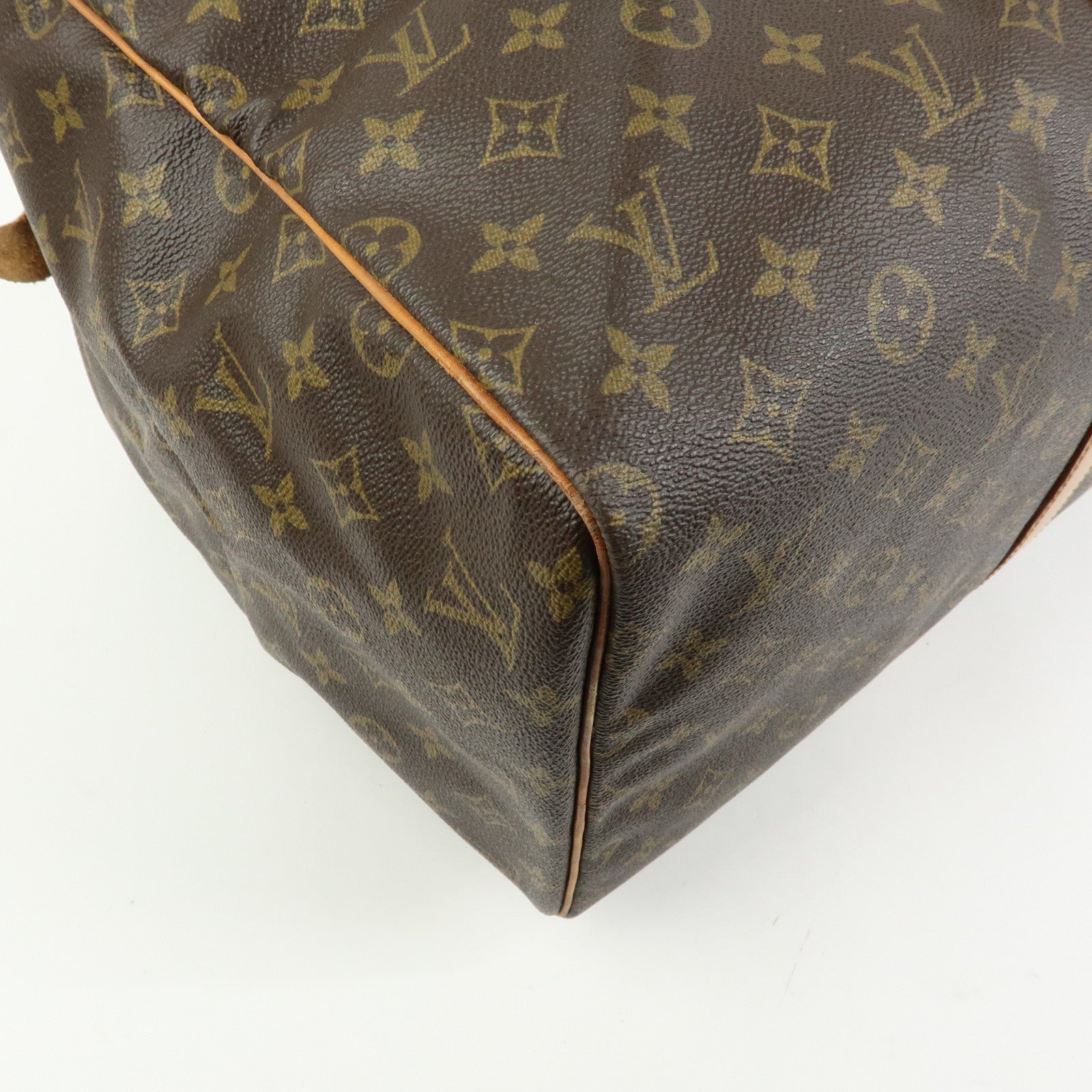 Louis Vuitton Monogram Sac Souple 55 Boston Bag Brown M41622
