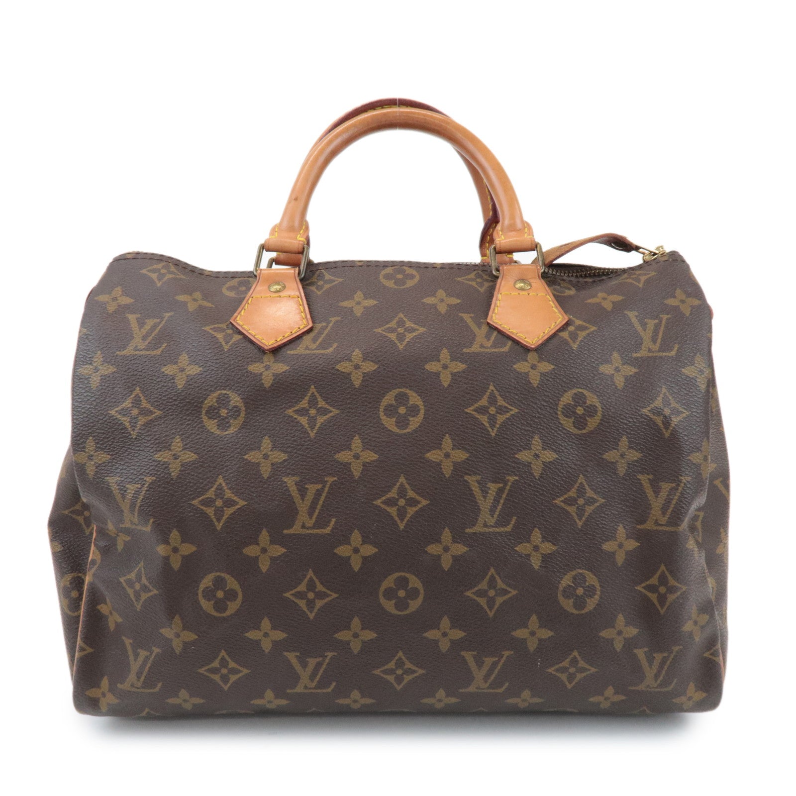 Louis Vuitton Monogram Speedy 30 Boston Bag Hand Bag Brown M41526