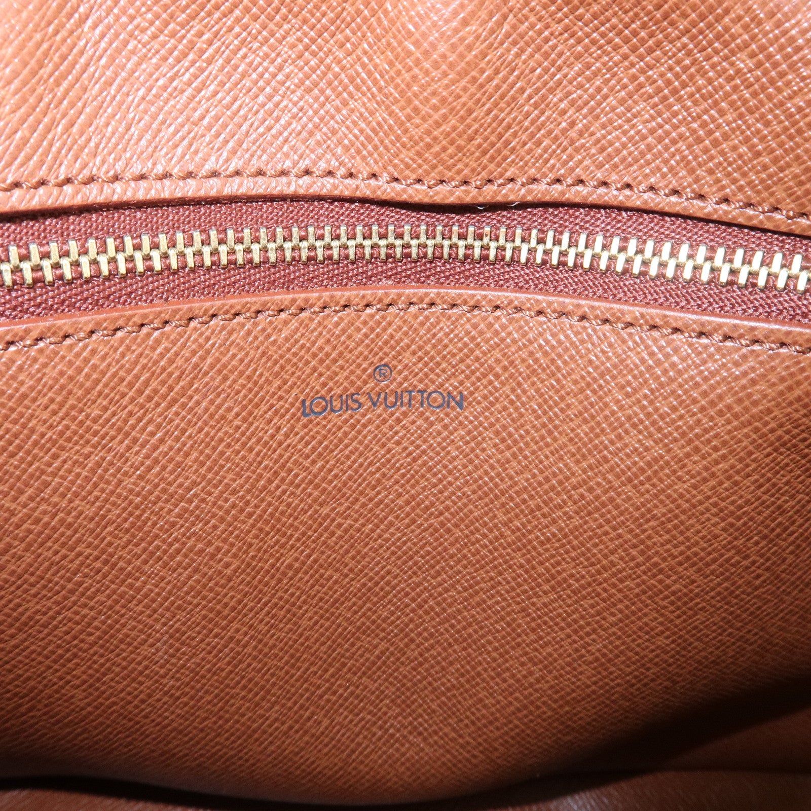 Louis Vuitton Monogram Marly Dragonne GM Clutch Bag Brown M51825