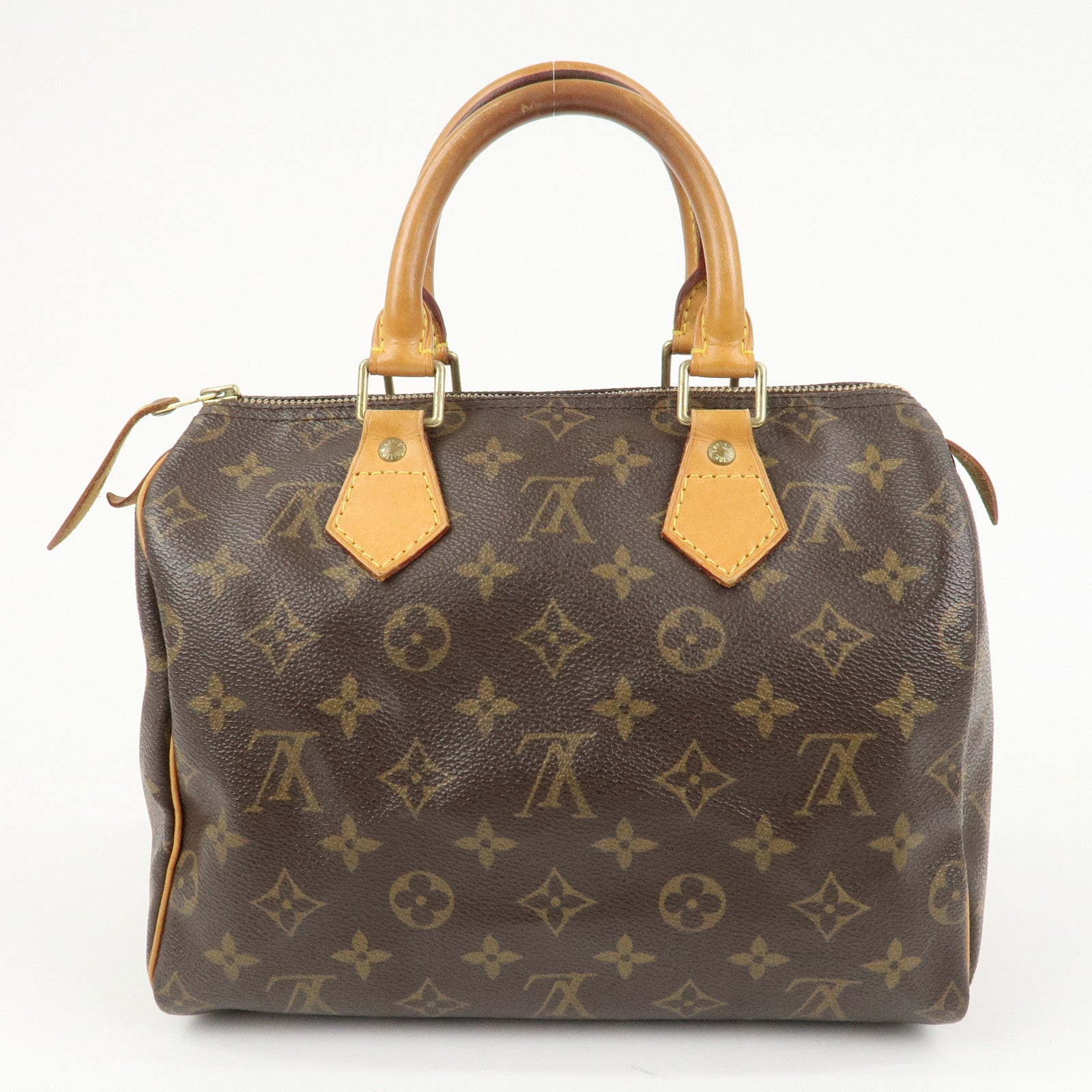 Louis Vuitton Monogram Speedy 25 Boston Bag Hand Bag Brown M41528