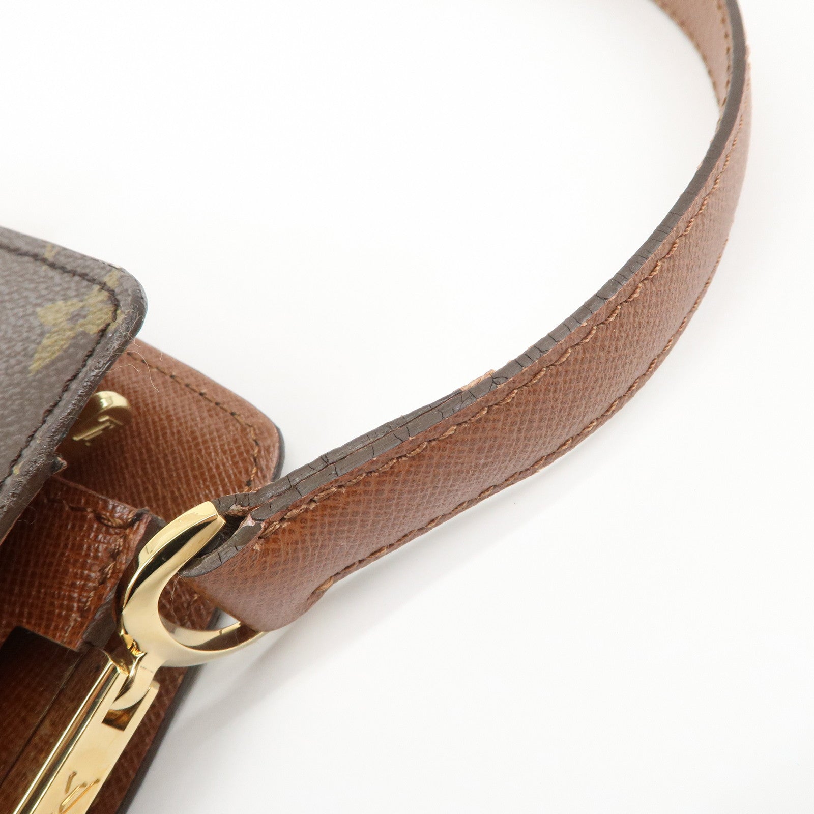 Louis Vuitton Monogram Courcelles Shoulder Bag Brown M51375