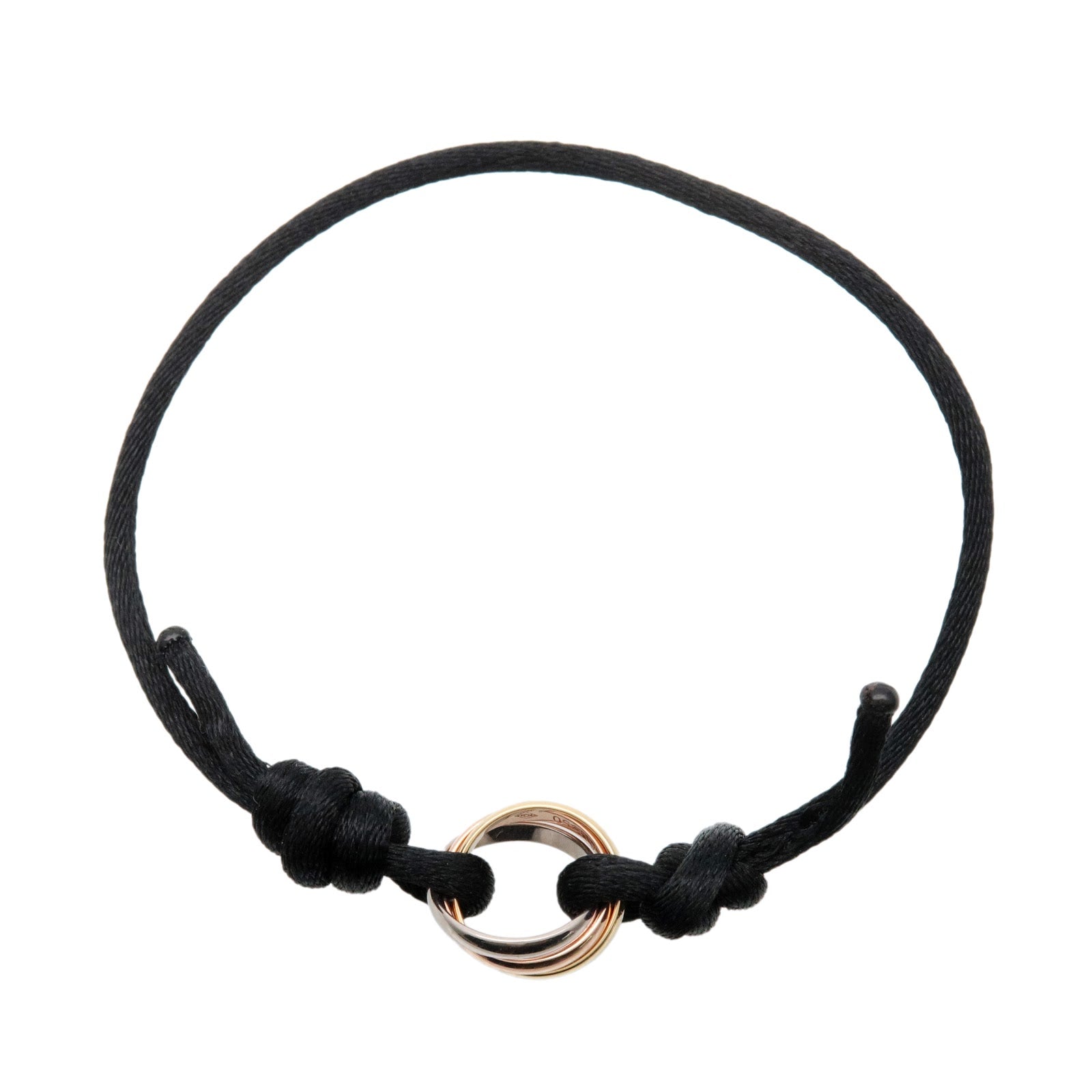 Cartier Trinity Code Bracelet K18 750 Yellow/White/Rose Gold