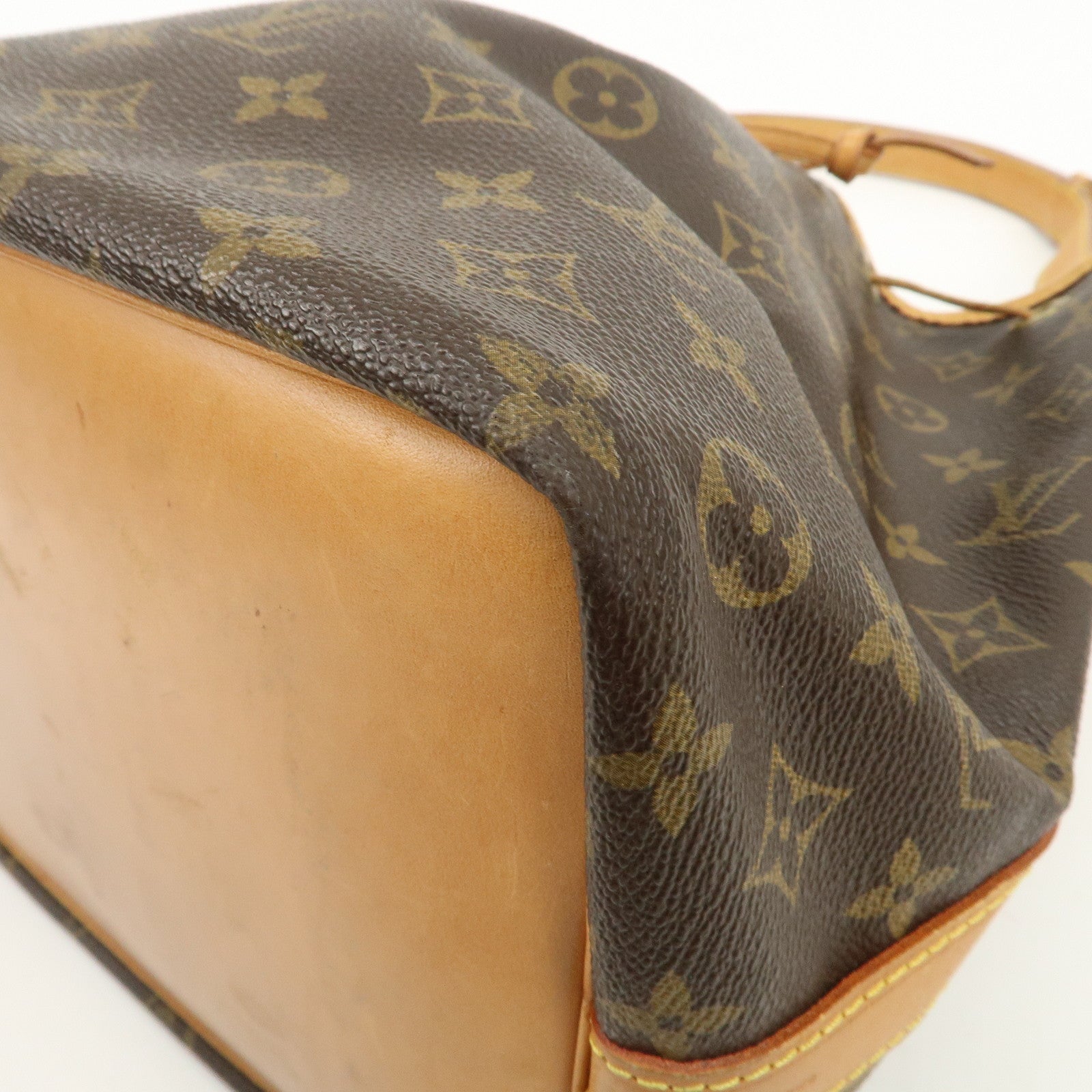 Louis Vuitton Monogram Petit Noe Shoulder Bag Brown M42226