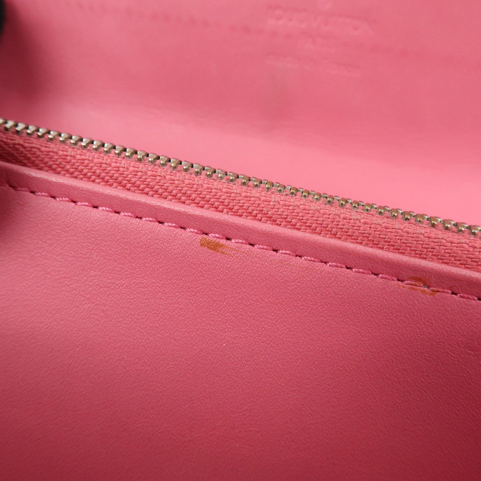 Louis Vuitton Vernis Porte‑Feuille Sarah Long Wallet Pink M9140F