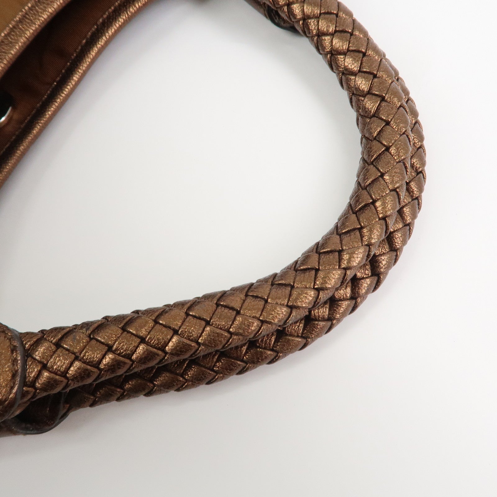 Ferragamo Nylon 2Way Bag Hand Bag Shoulder Bag Brown AU-21 C094