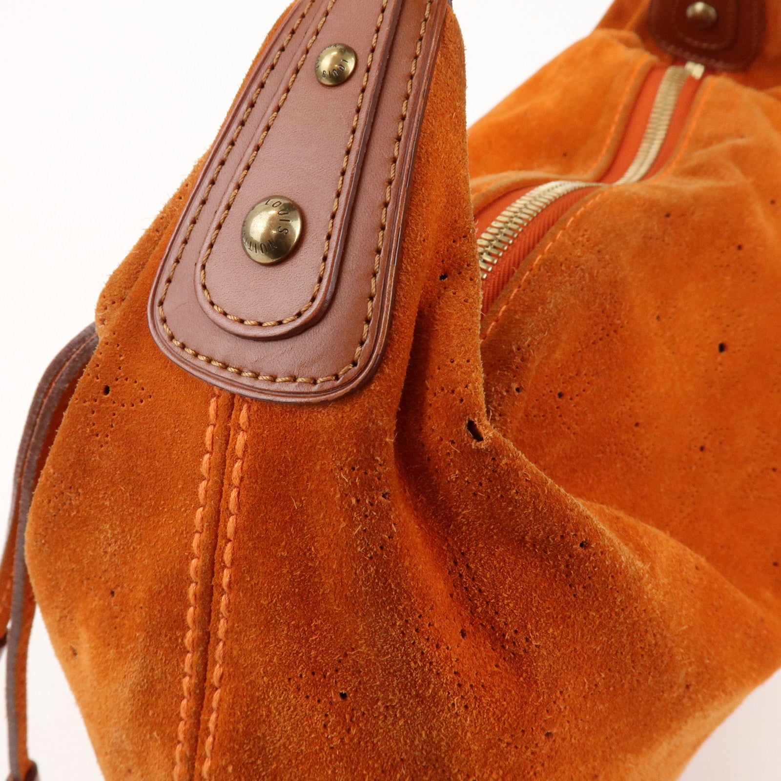 Louis Vuitton Monogram Mahina Onata GM Shoulder Bag Orange M95119