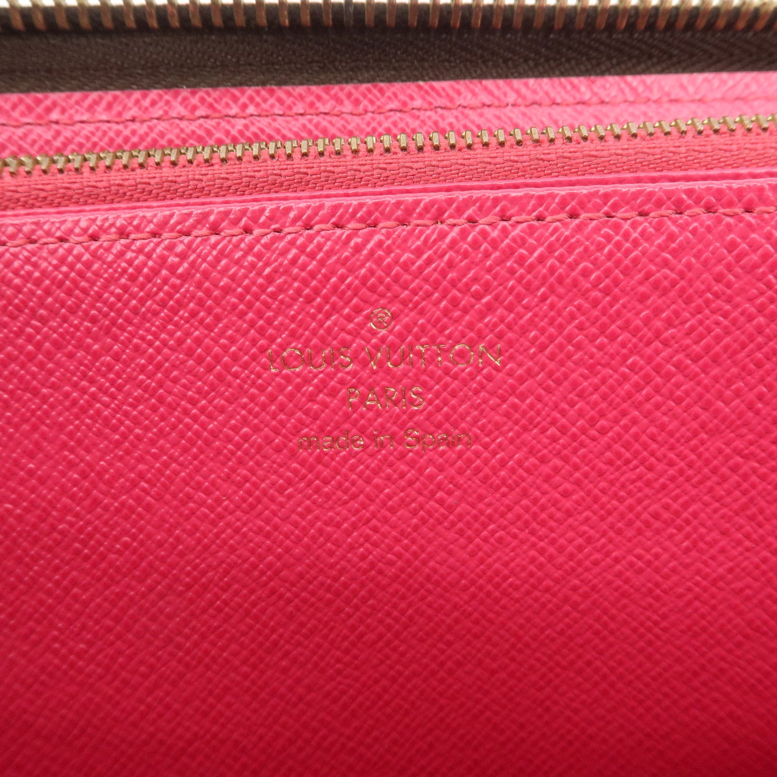 Louis Vuitton Monogram Canvas Bay Zippy Long Wallet Brown M41905 Used