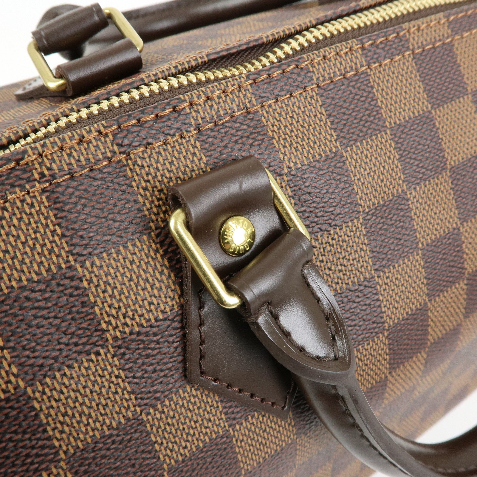 Louis Vuitton Damier Ebene Speedy 30 Boston Bag Hand Bag N41531