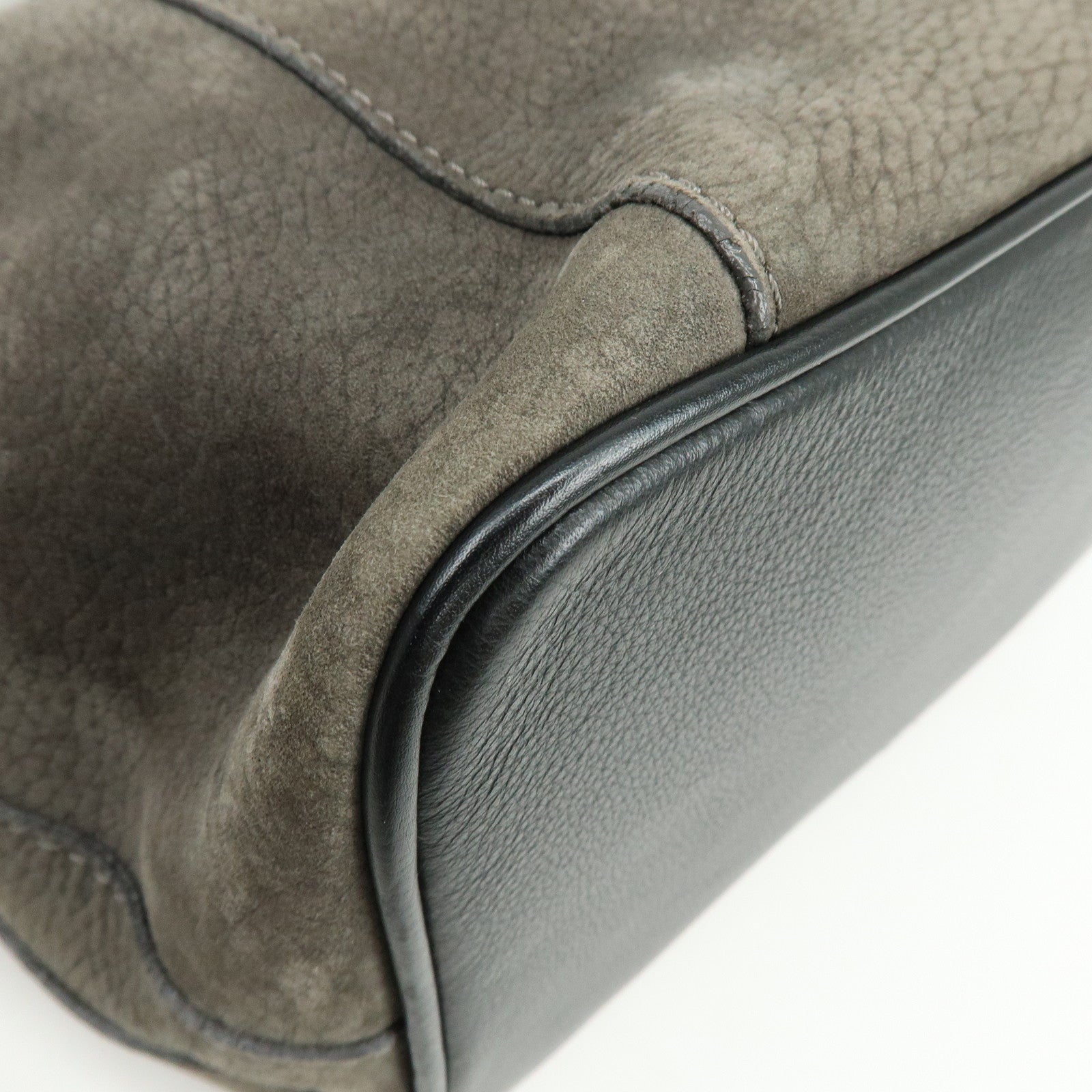 Chloe See By Chloe Suede Leather 2Way Shoulder Bag Hand Bag Gray