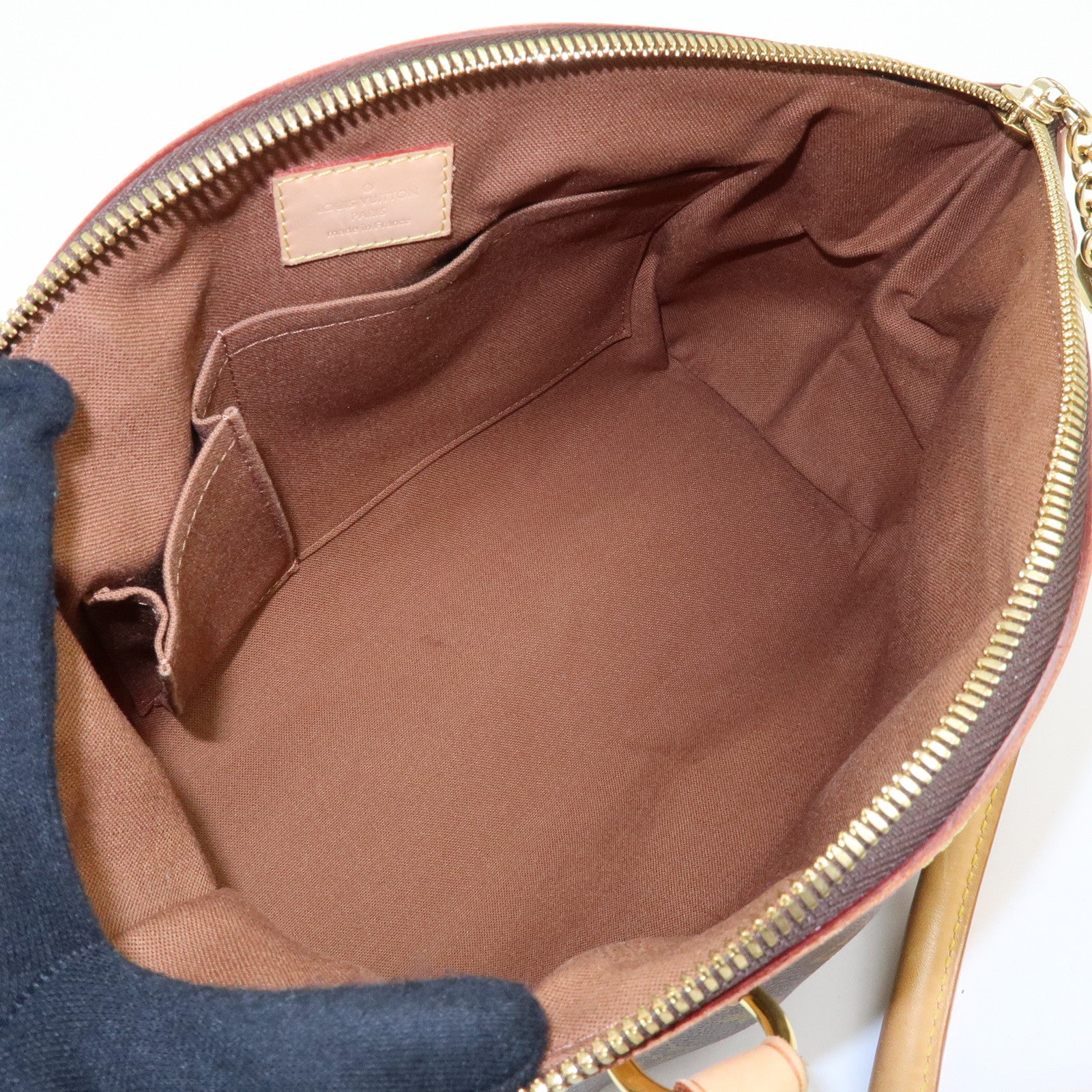 Louis Vuitton Monogram Tivoli PM Hand Bag Shoulder Bag Brown M40143