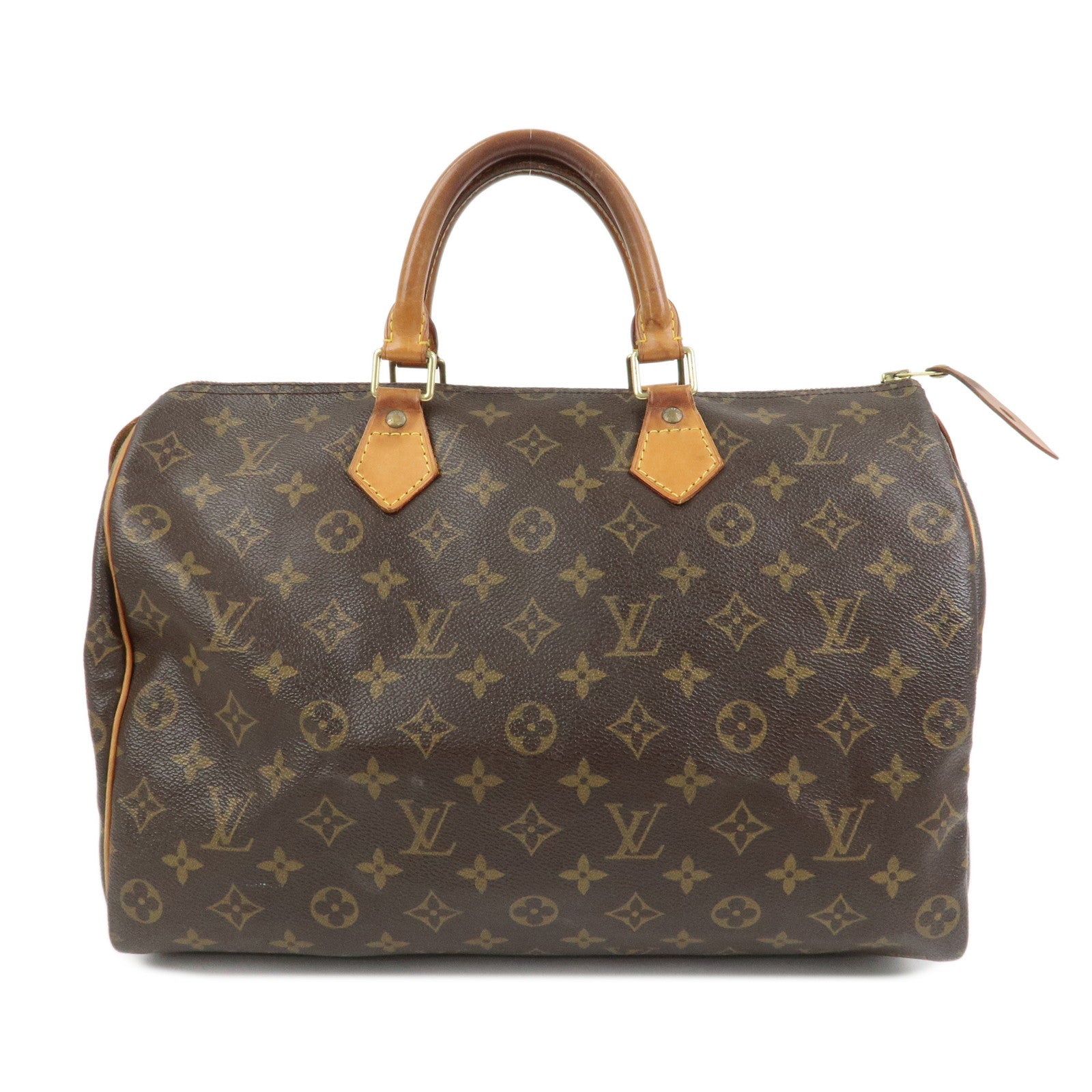 Louis Vuitton Monogram Speedy 35 Boston Bag Hand Bag M41524