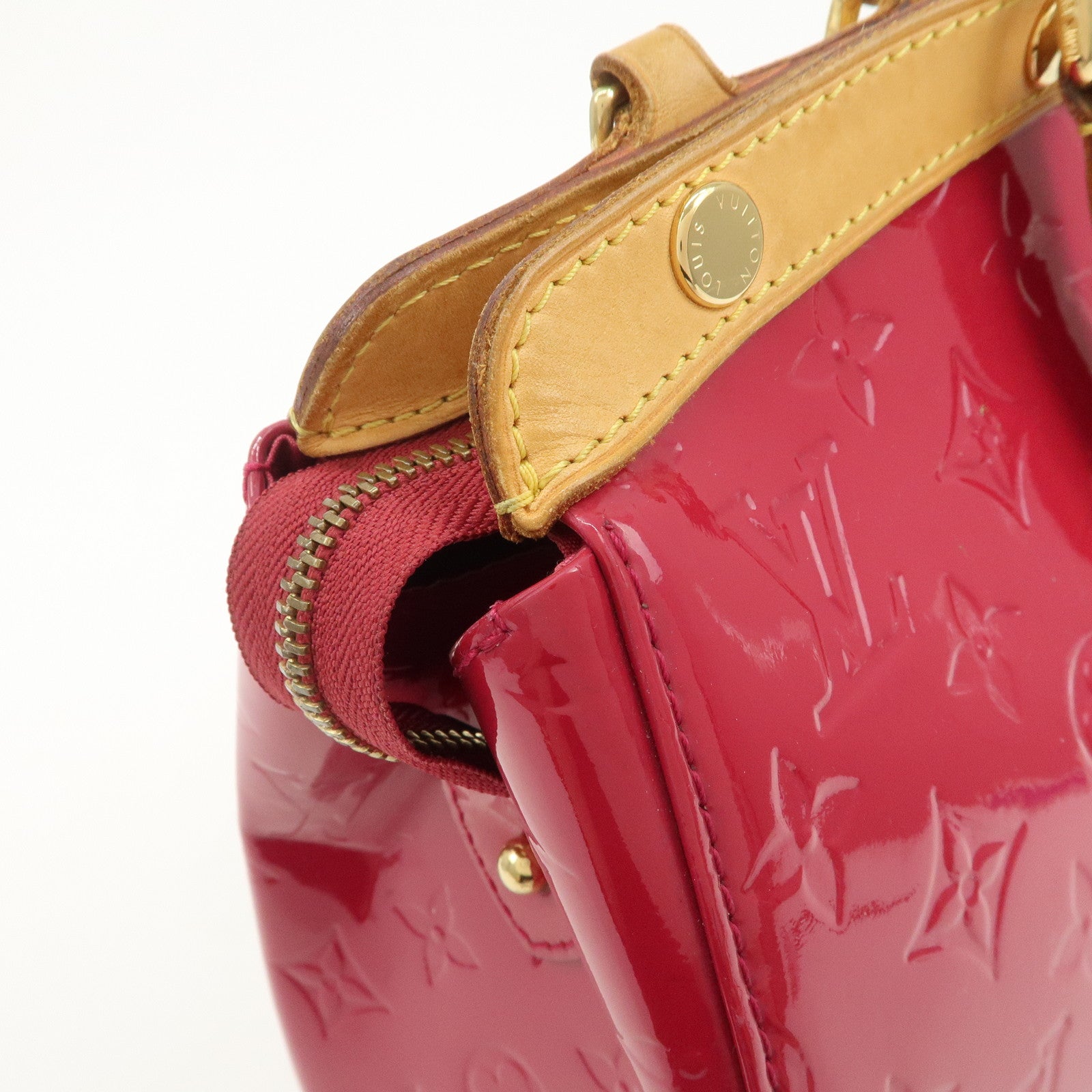 Louis Vuitton Vernis Brea MM 2Way Bag Hand Bag RoseIndien M91798