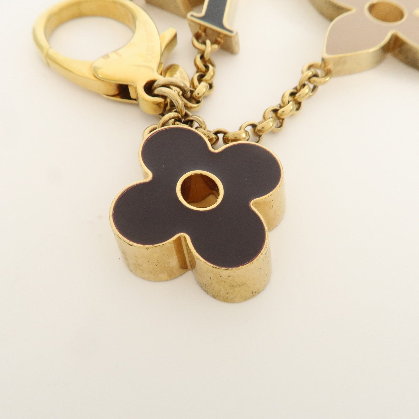 Louis Vuitton Fleur de Monogram Key Chain Bag Charm M67119