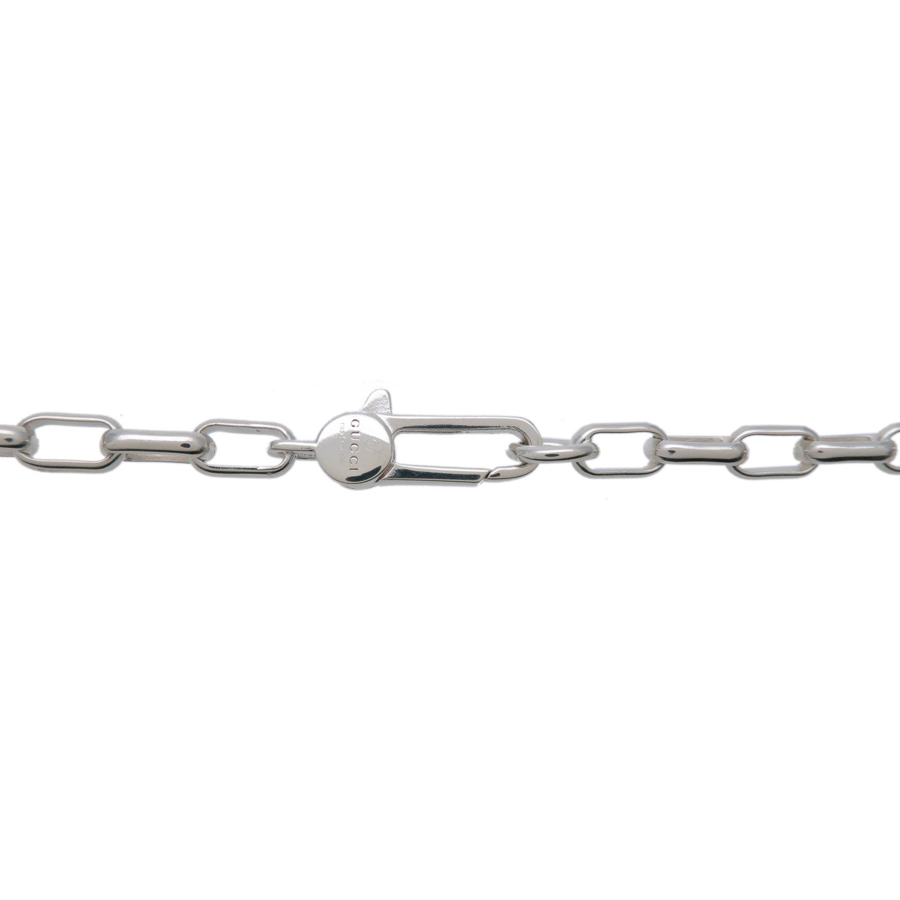 GUCCI Interlocking G Chain Necklace SV925 Silver