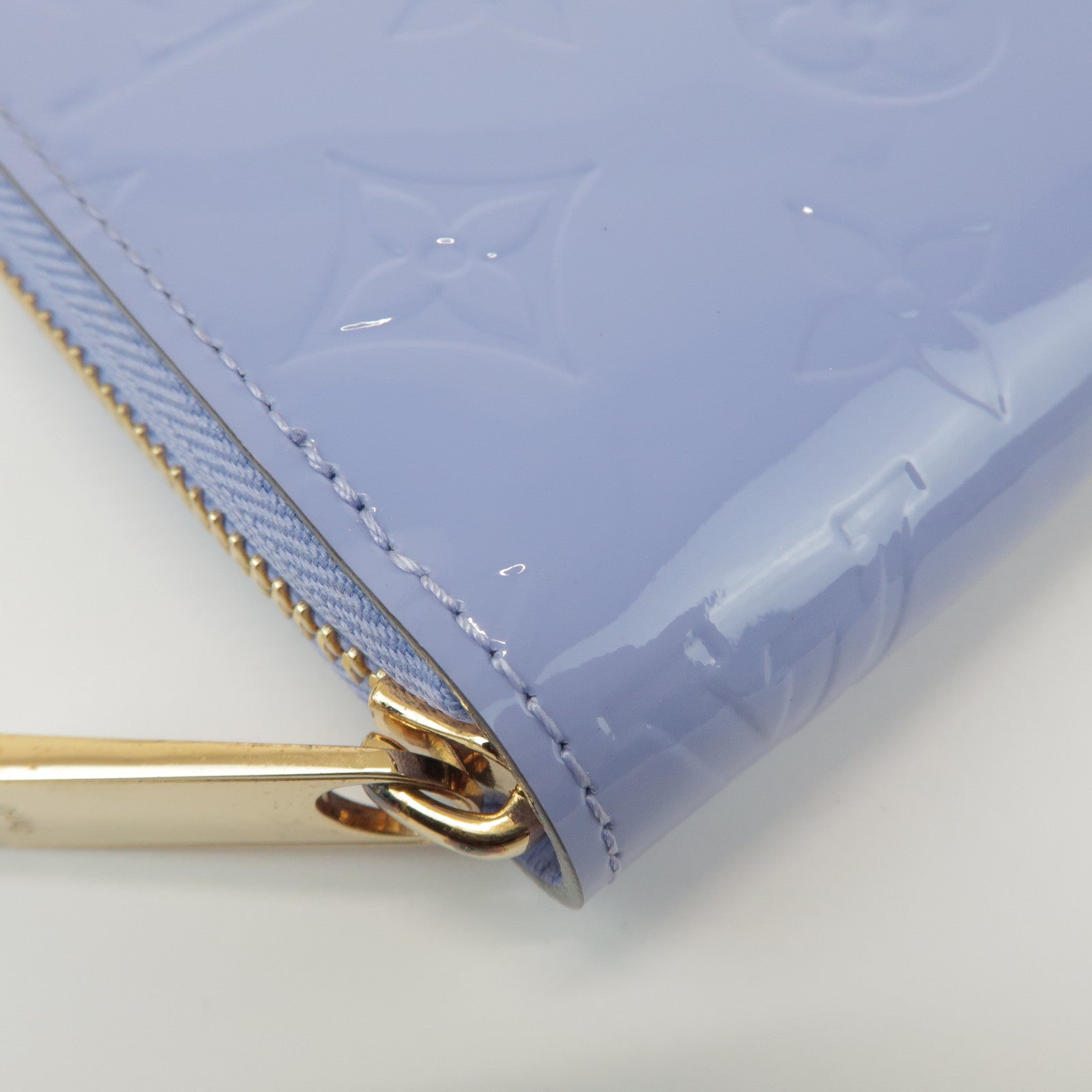 Louis Vuitton Monogram Vernis Round Zippy Wallet Lilas M90141