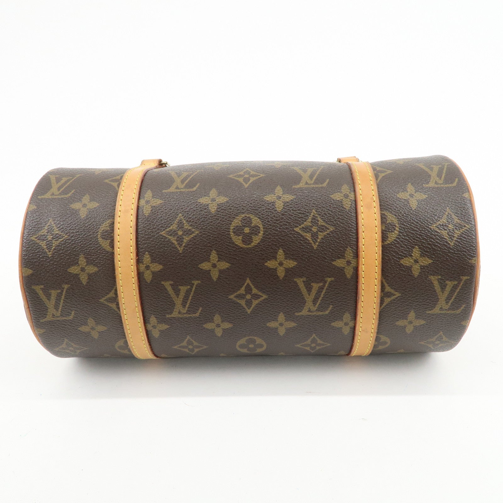 Louis Vuitton Monogram Papillon 26 Hand Bag Brown M51386