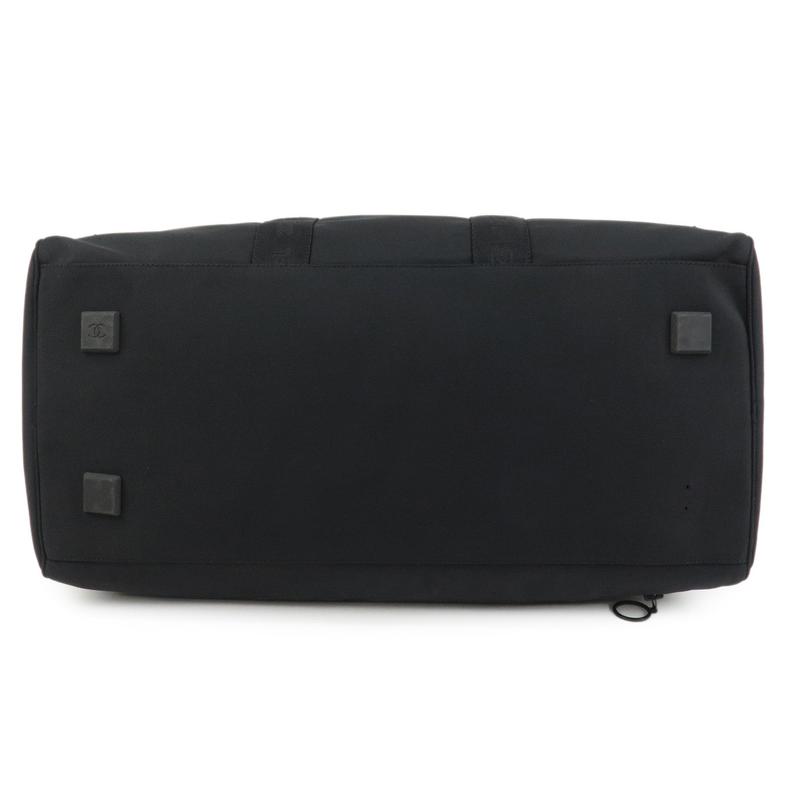 CHANEL COCO Mark Sport Line Nylon Boston Bag Shoulder Bag Black