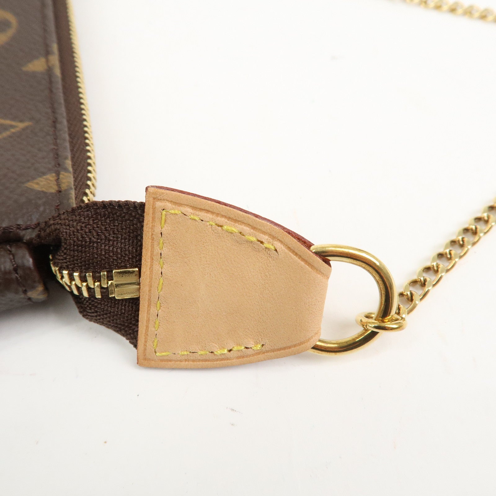 Louis Vuitton Monogram Mini Pochette Accessoires Hand Bag M58009