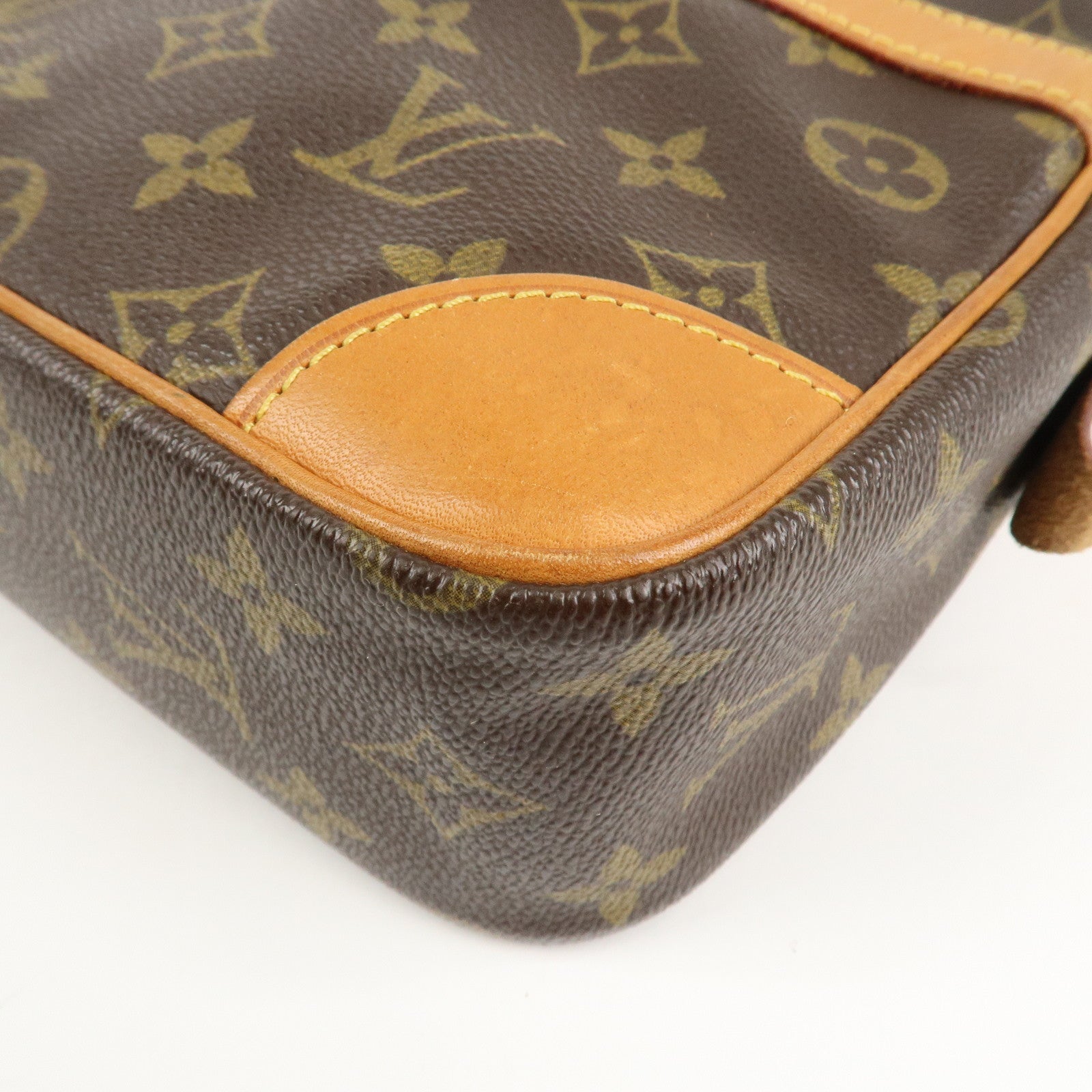 Louis Vuitton Monogram Compiegne 28 Pouch Clutch Bag Brown M51845 Used