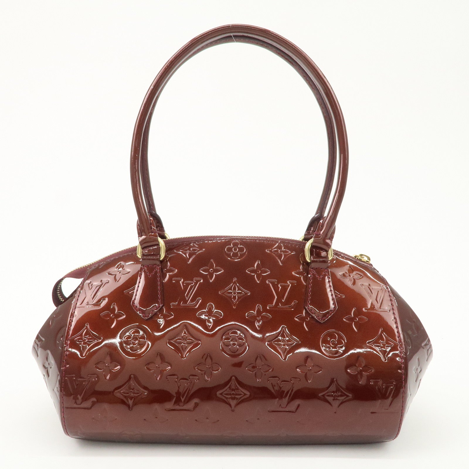 Louis Vuitton Monogram Vernis Sherwood PM Rouge Forvist M91492 Used