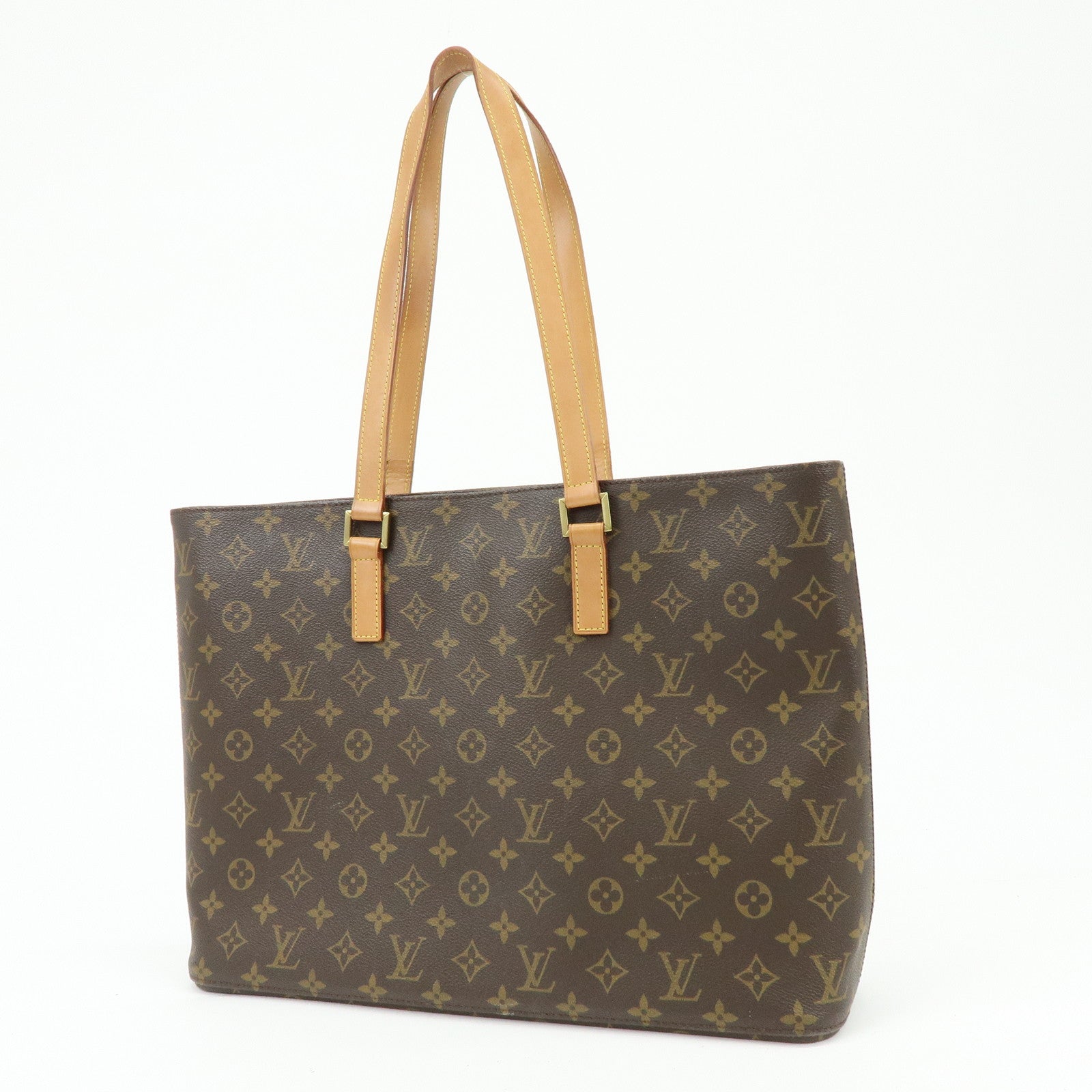 Louis Vuitton Monogram Luco Tote Bag Shoulder Bag Brown M51155