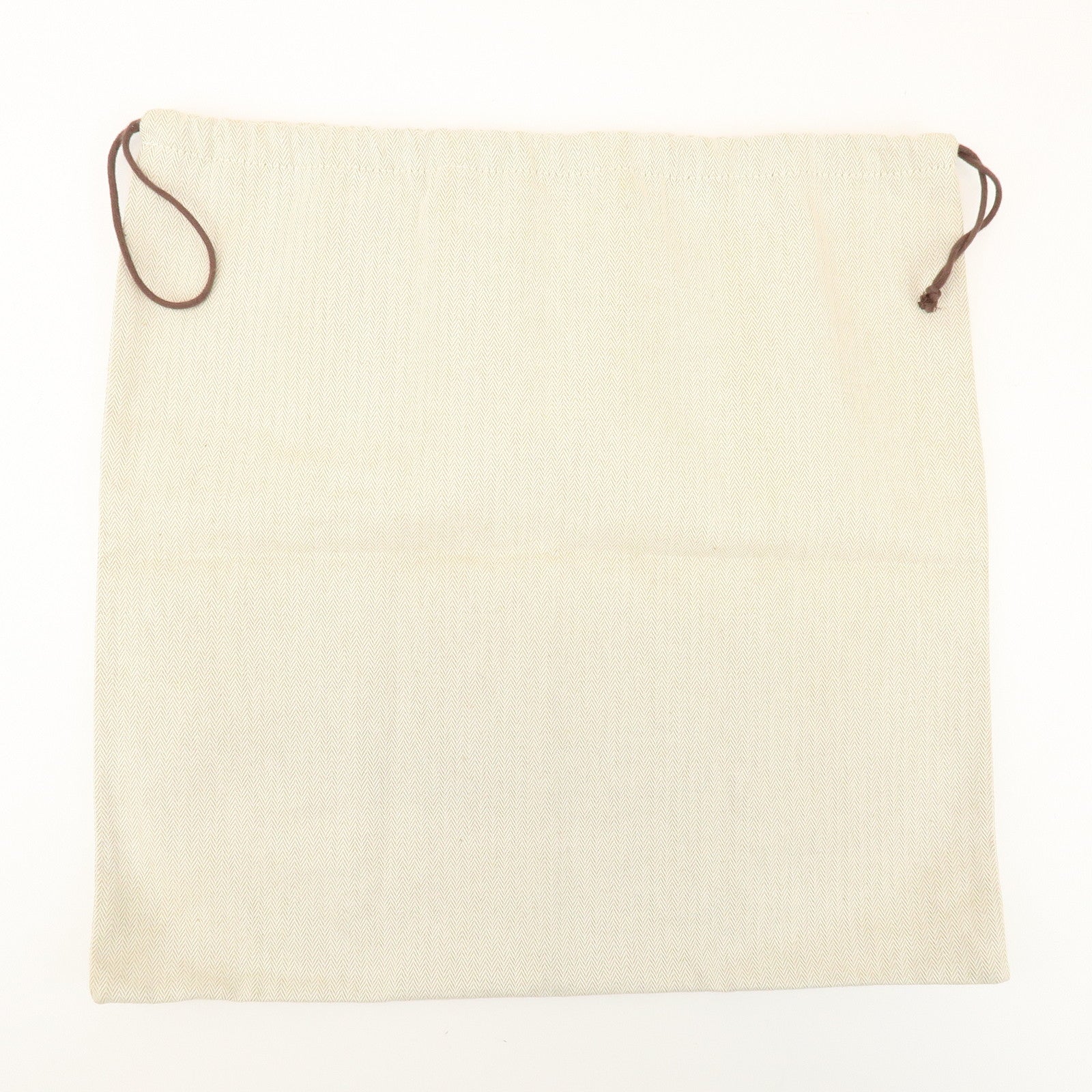HERMES Set of 7 Drawstring Style Dust Bag Storage Bag Beige