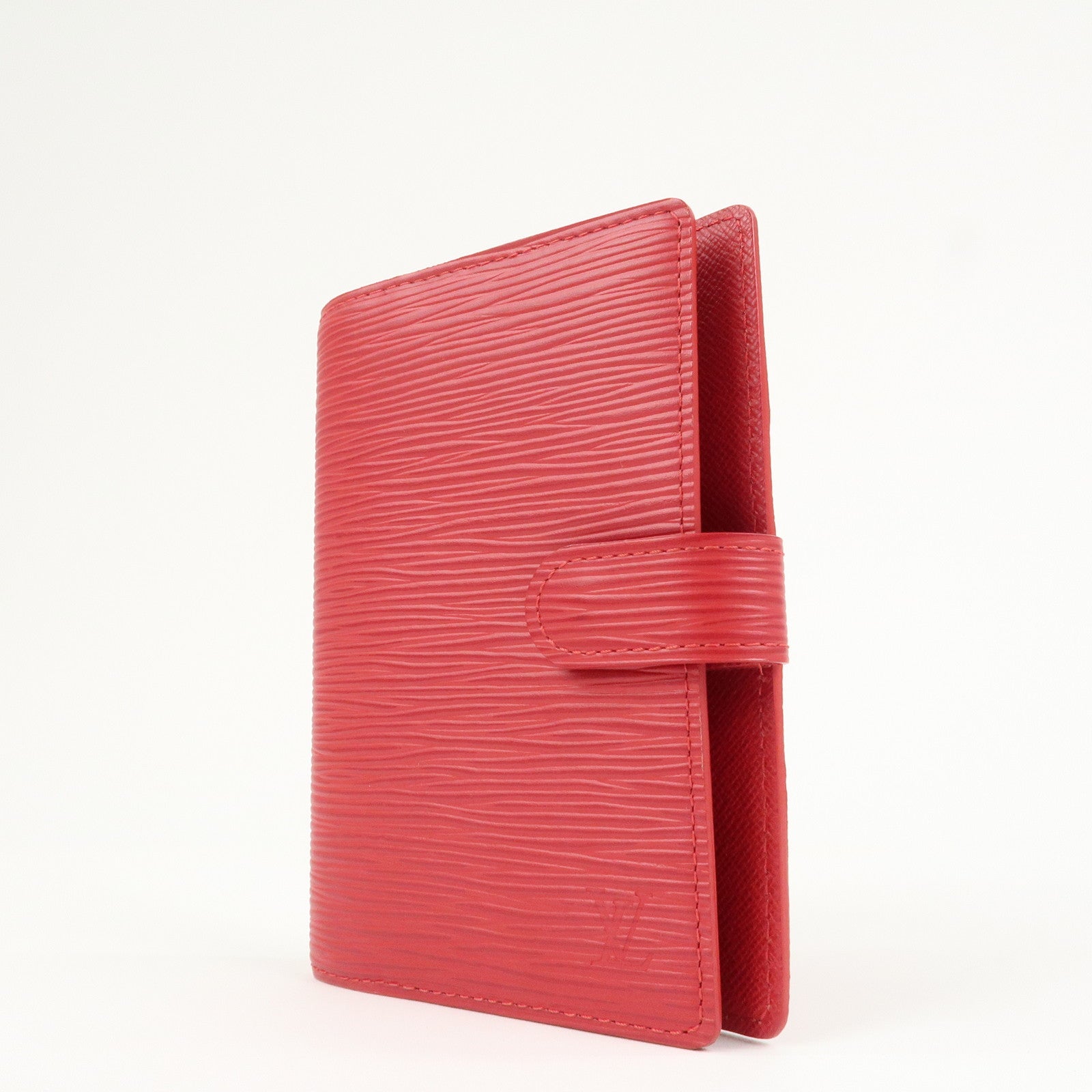 Louis Vuitton Epi Leather Agenda PM Planner Cover Rouge R2005E