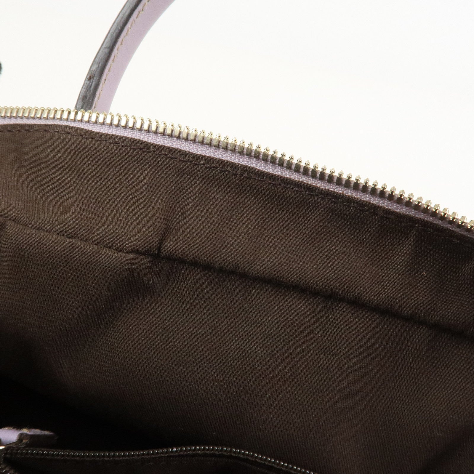 GUCCI Princy GG Canvas Leather Boston Bag Hand Bag Beige 161720