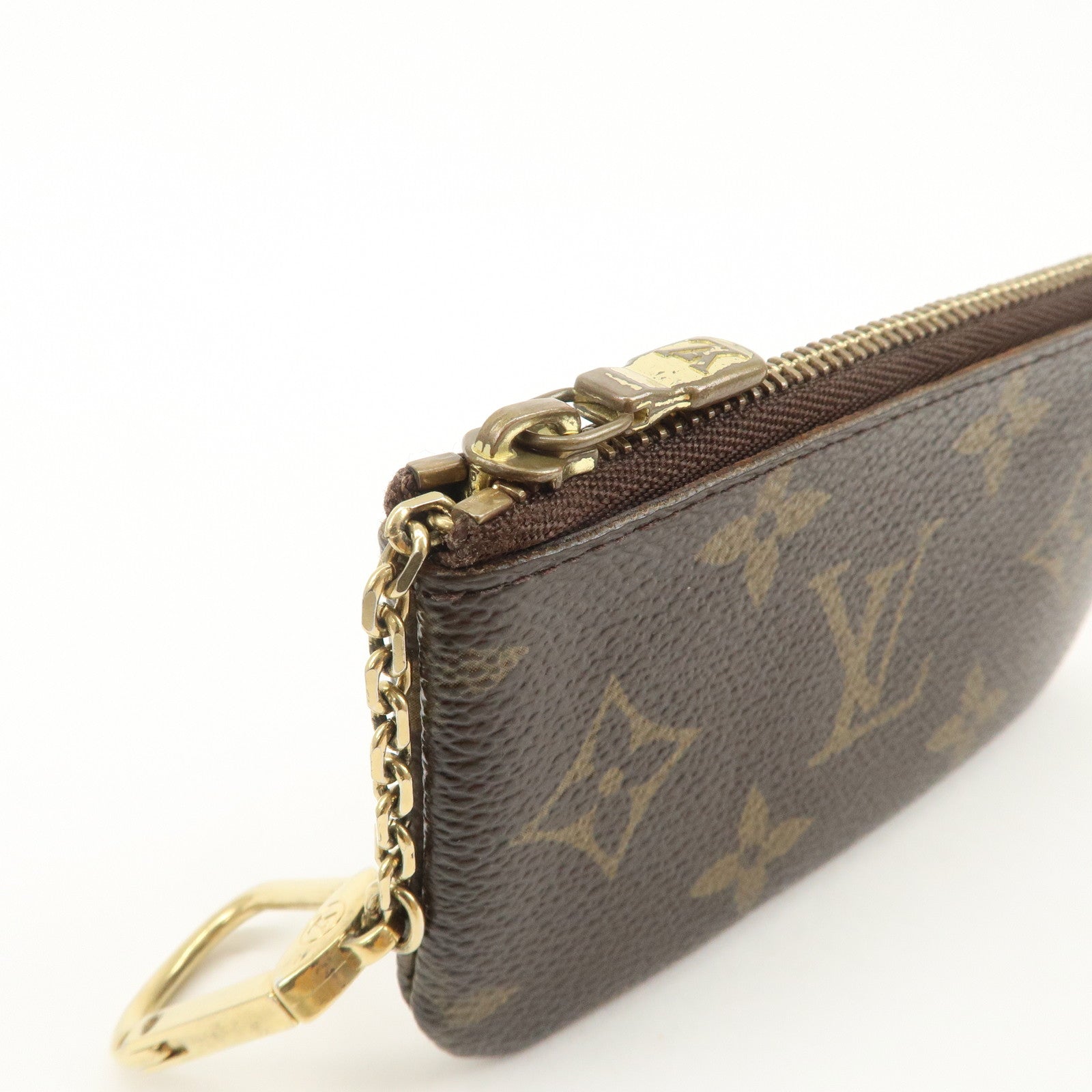 Louis Vuitton Monogram Pochette Cles Coin Case Key Case M62650