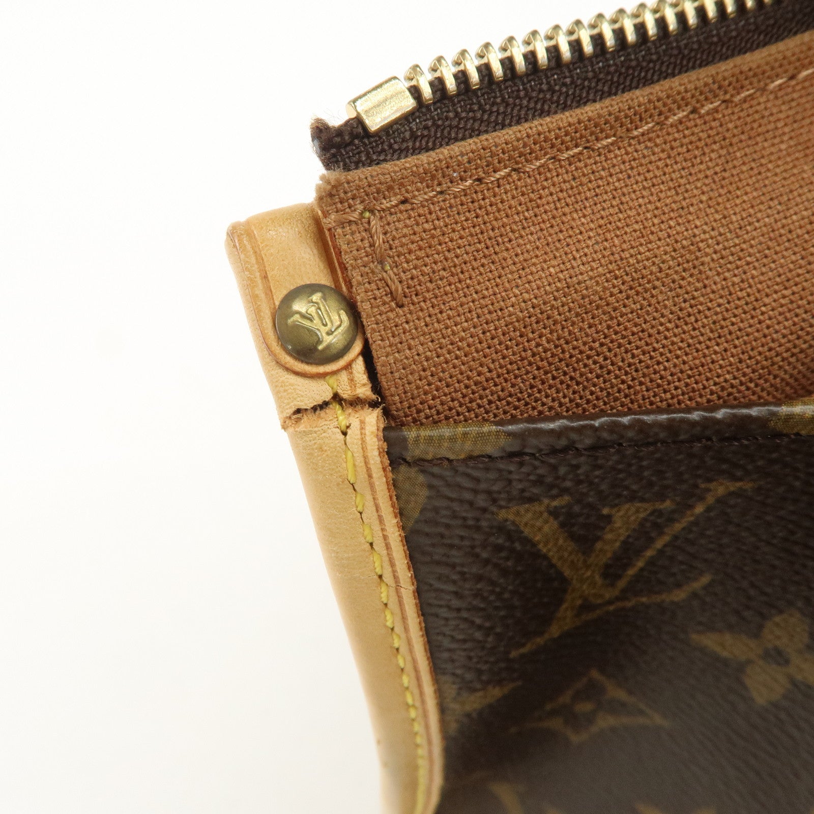 Louis Vuitton Monogram Popincourt Hand Bag Brown M40009