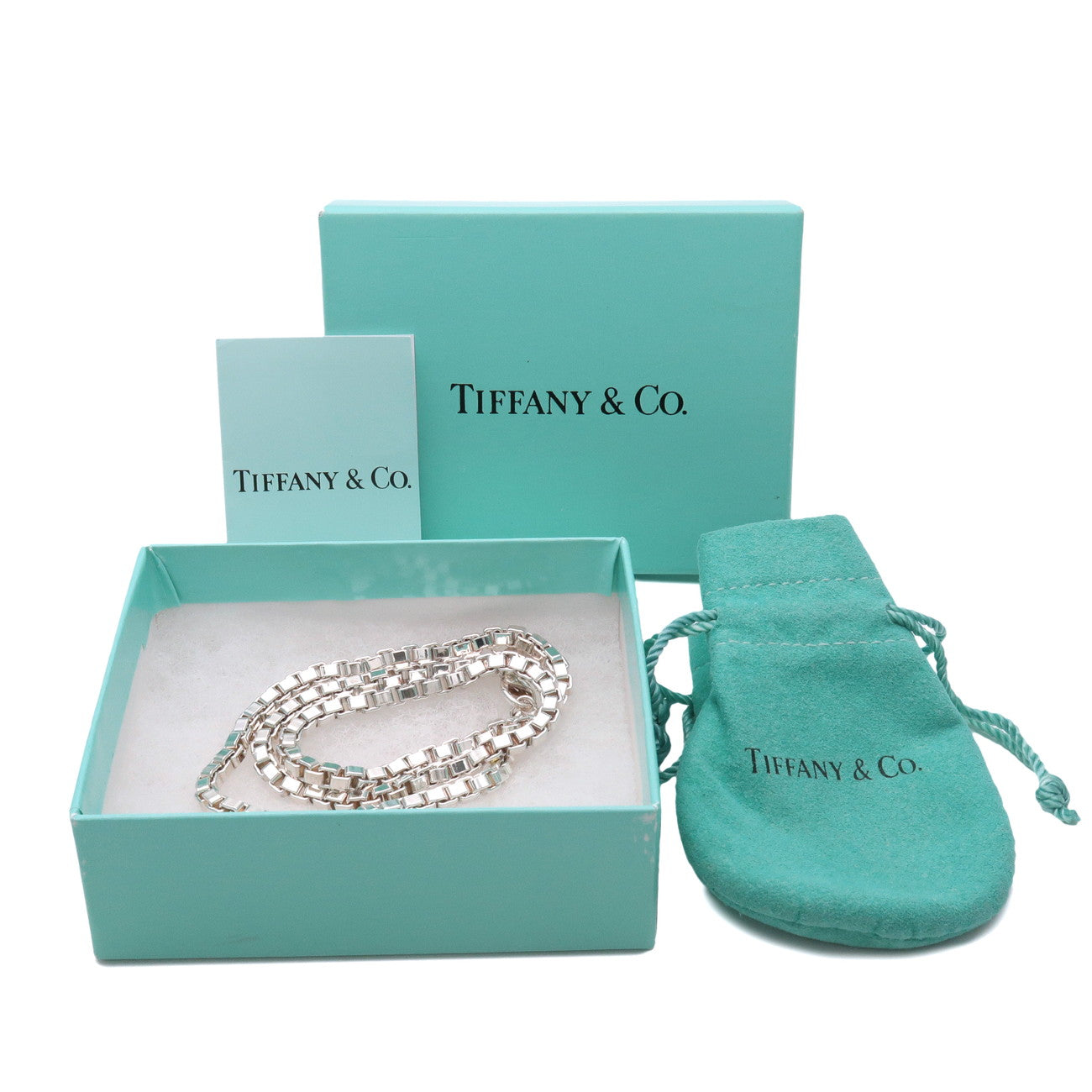 Tiffany & Co. ティファニー SV925 Tiffany & Co Venetian Link Necklace SV925 Silver