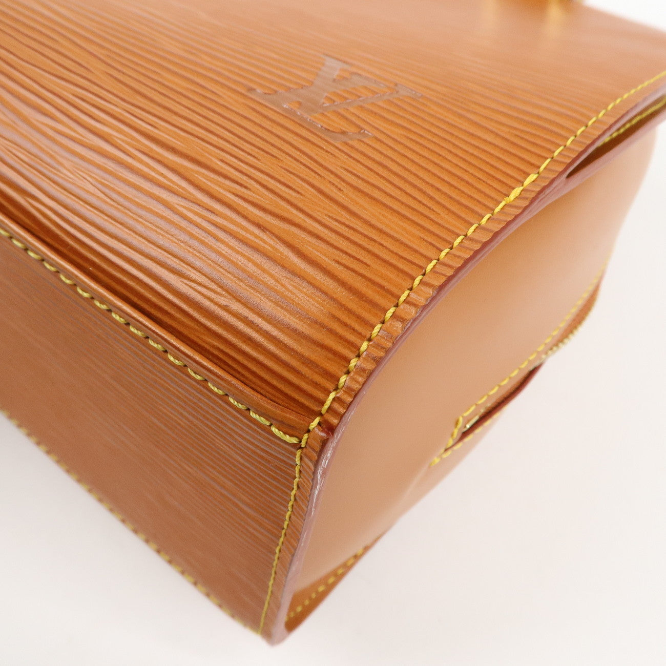 Louis Vuitton Epi Pont Neuf Hand Bag Zipang Gold M52058 Used