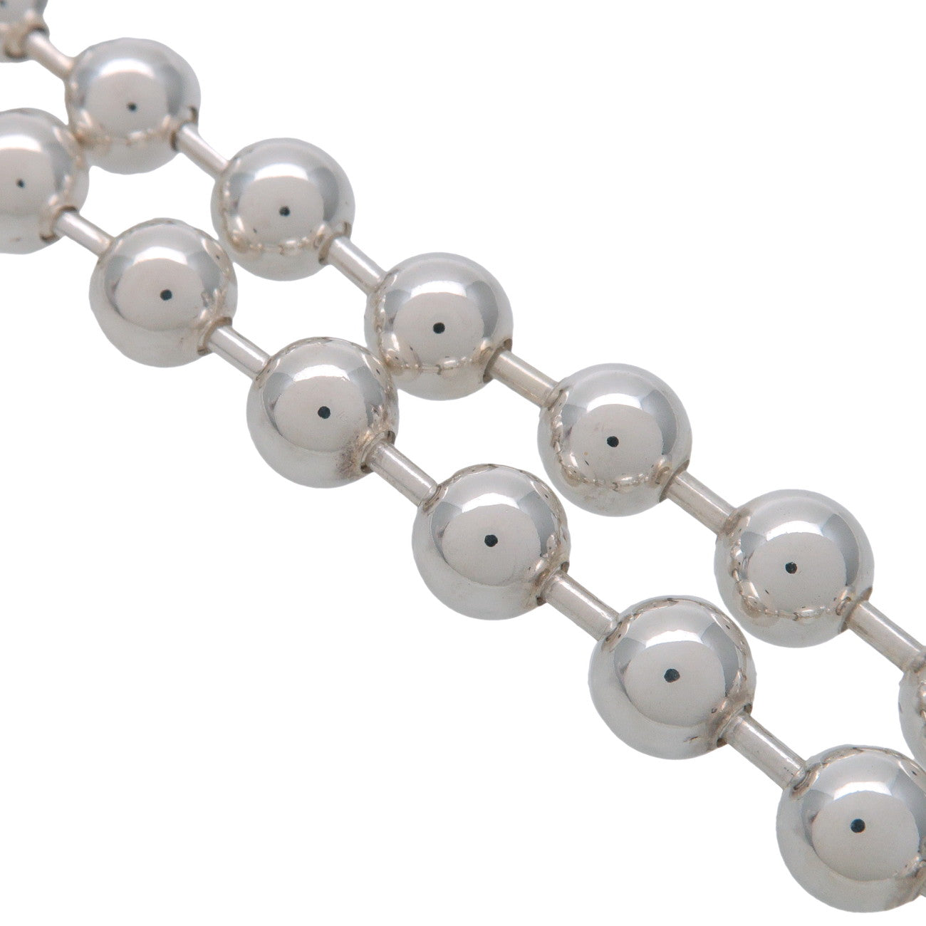 GUCCI Ball Chain Bracelet SV925 Silver 010294