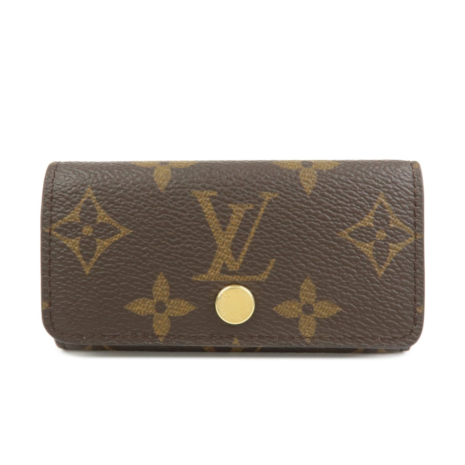 Louis Vuitton Monogram Multicles 4 Key Case Key Holder Brown M69517