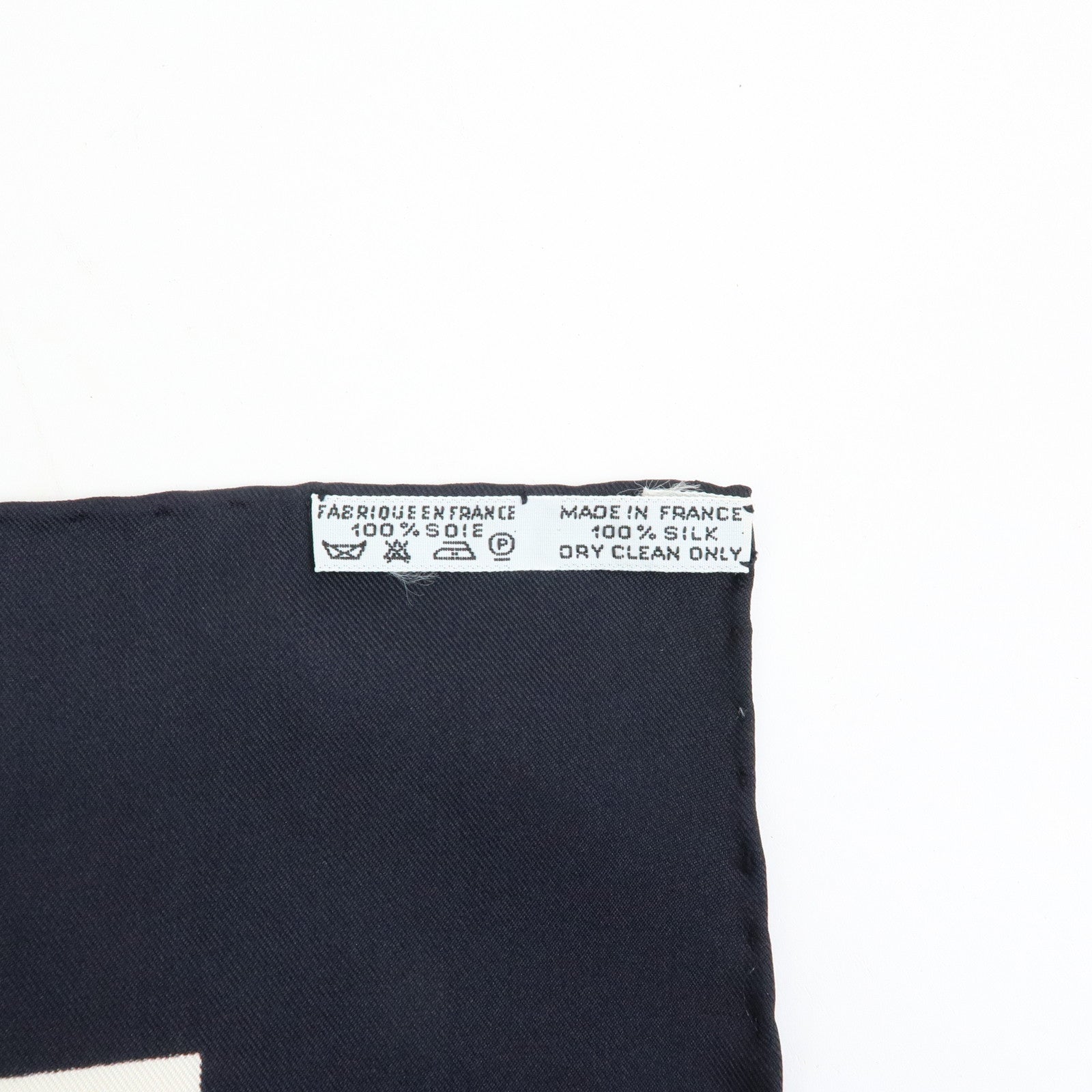 HERMES Carre 90 Silk100% Scarf L'Entente Cordiale Black White Green