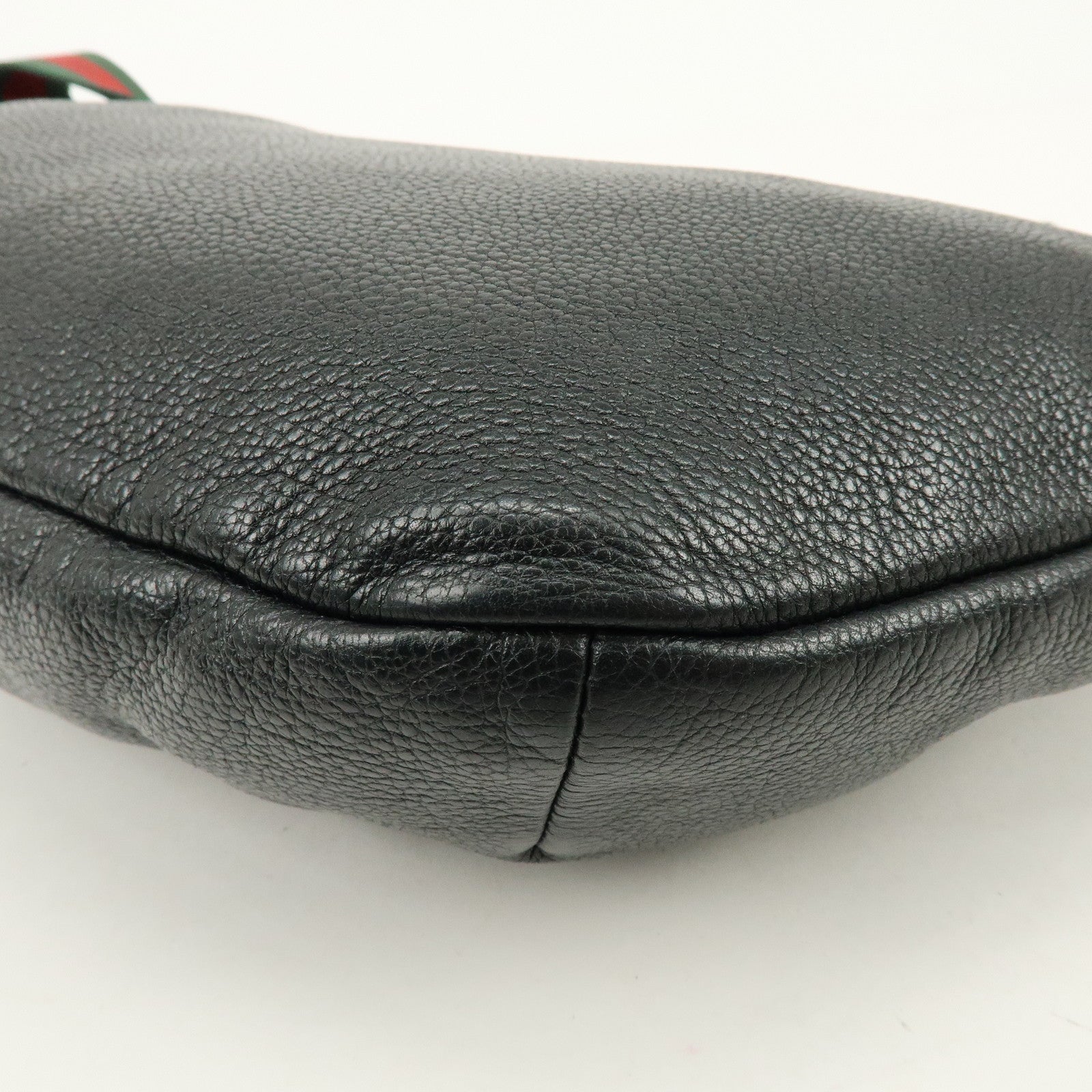 GUCCI Sherry Interlocking G Leather Canvas Waist Body Bag 530412