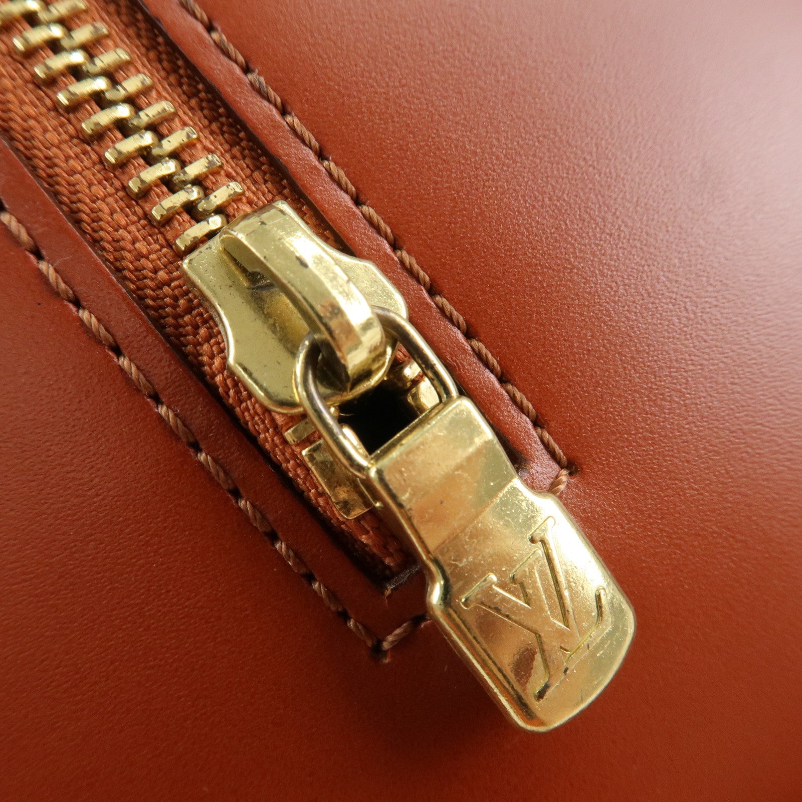 Louis Vuitton Epi Soufflot Shoulder Bag Kenya Brown M52223 Used