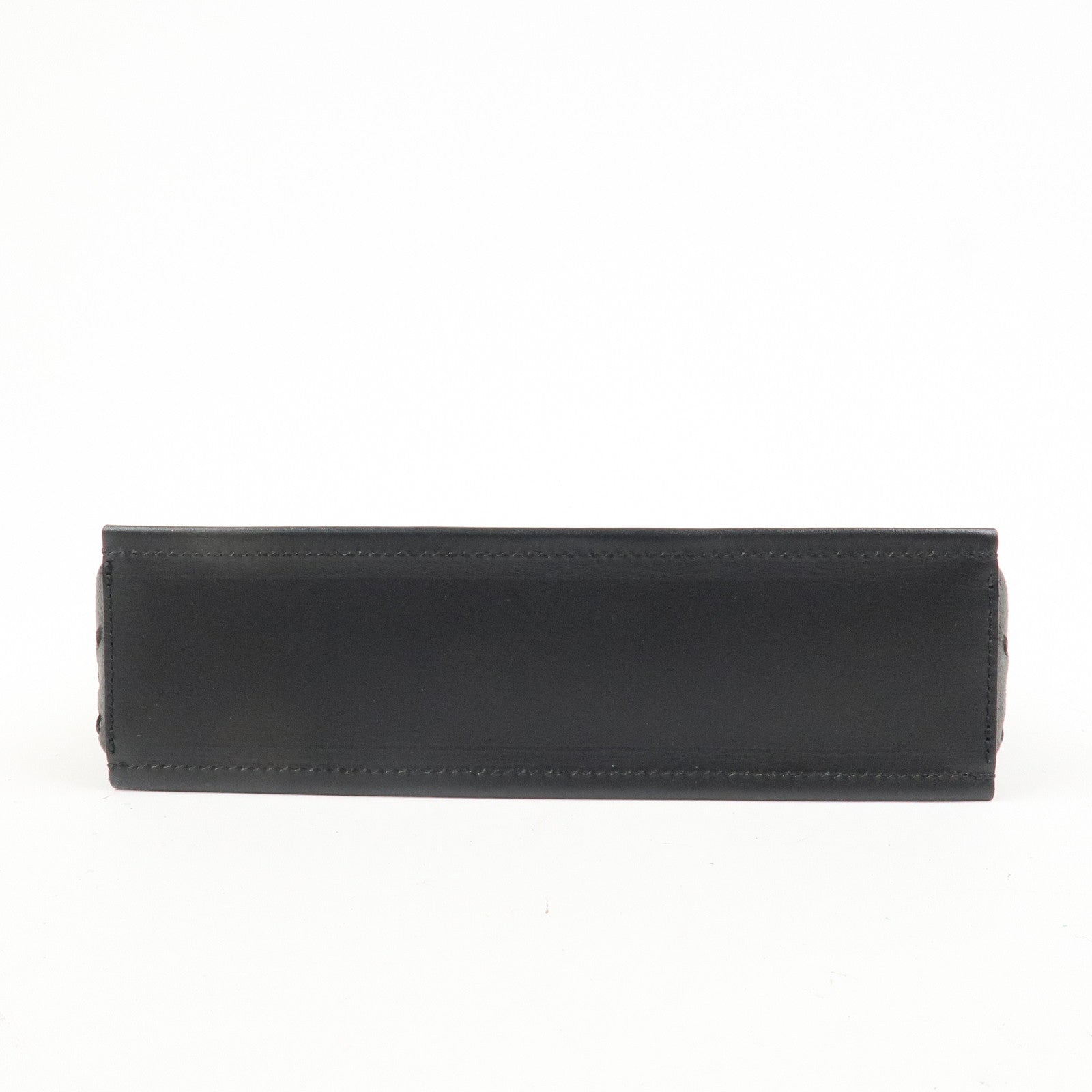 BURBERR Logo Cotton Leather Adjustable Hand Bag Shoulder Bag Black